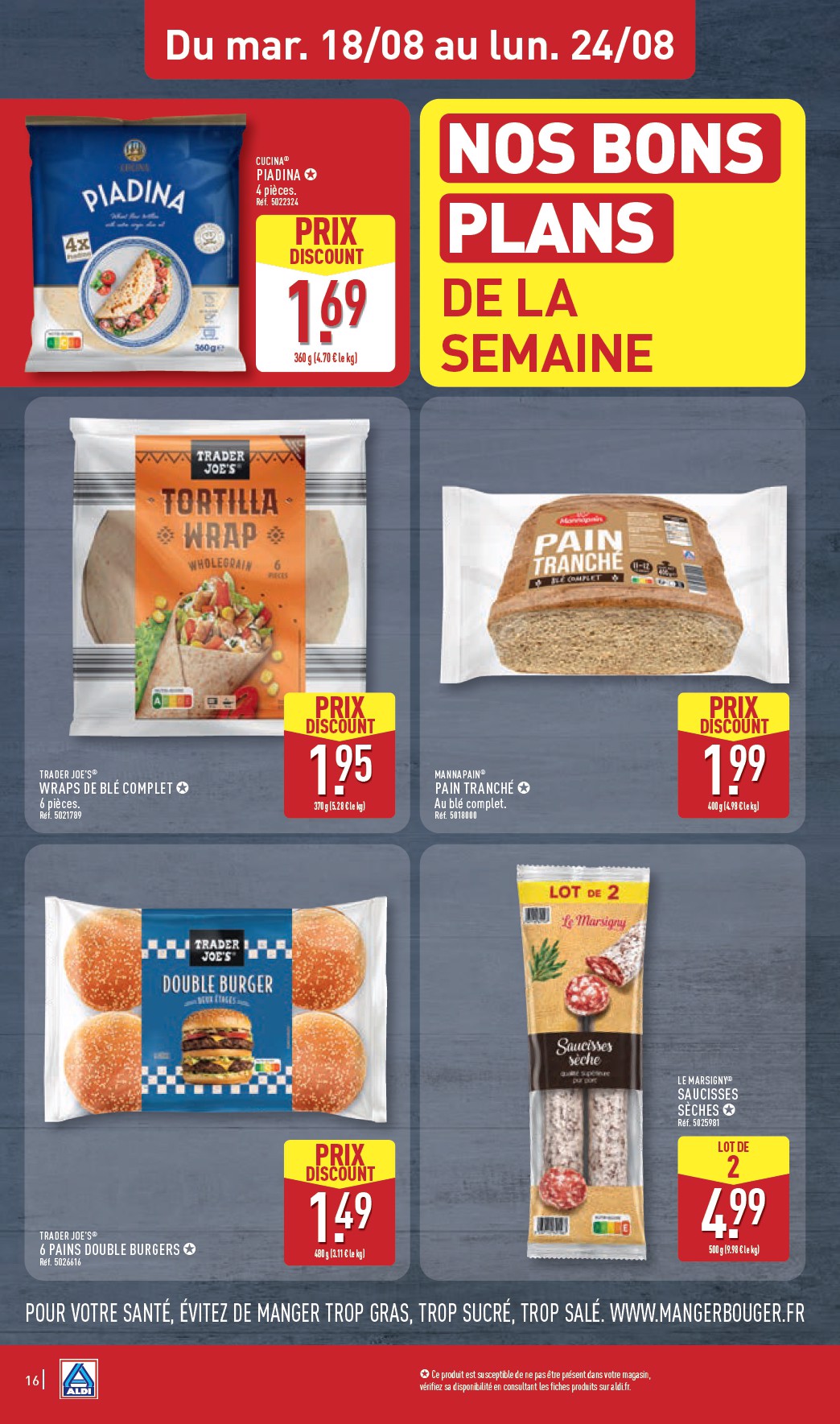 aldi - Flyer ALDI pour la semaine prochaine du du mardi 18/08/2026 au du lundi 24/08/2026 - page: 18