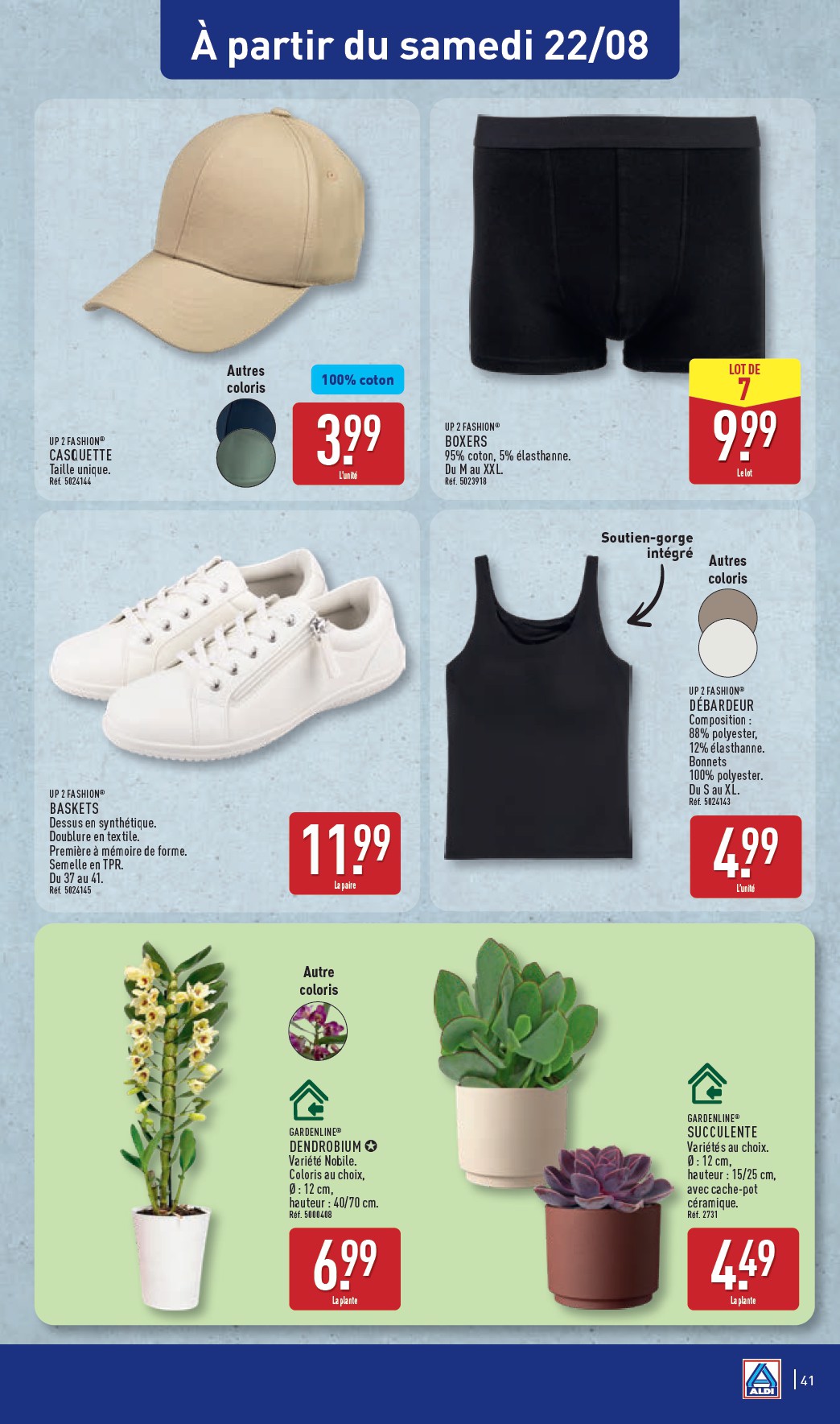 aldi - Flyer ALDI pour la semaine prochaine du du mardi 18/08/2026 au du lundi 24/08/2026 - page: 43