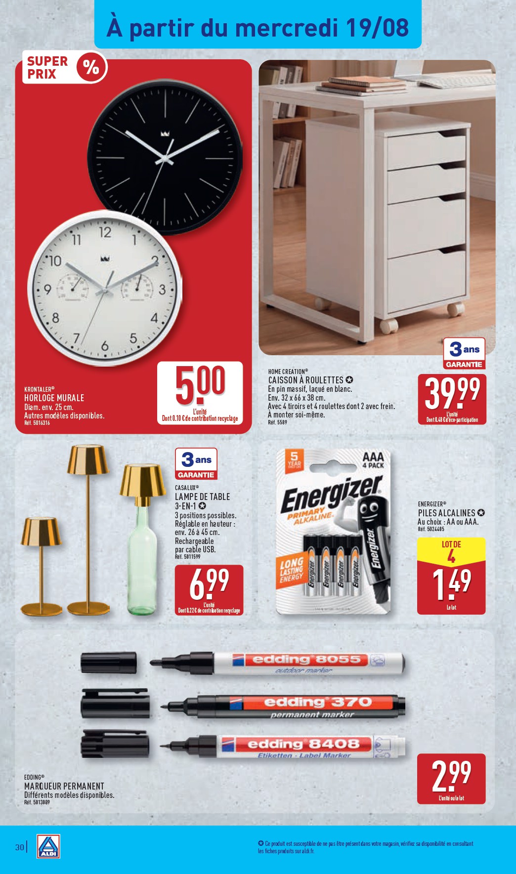 aldi - Flyer ALDI pour la semaine prochaine du du mardi 18/08/2026 au du lundi 24/08/2026 - page: 32