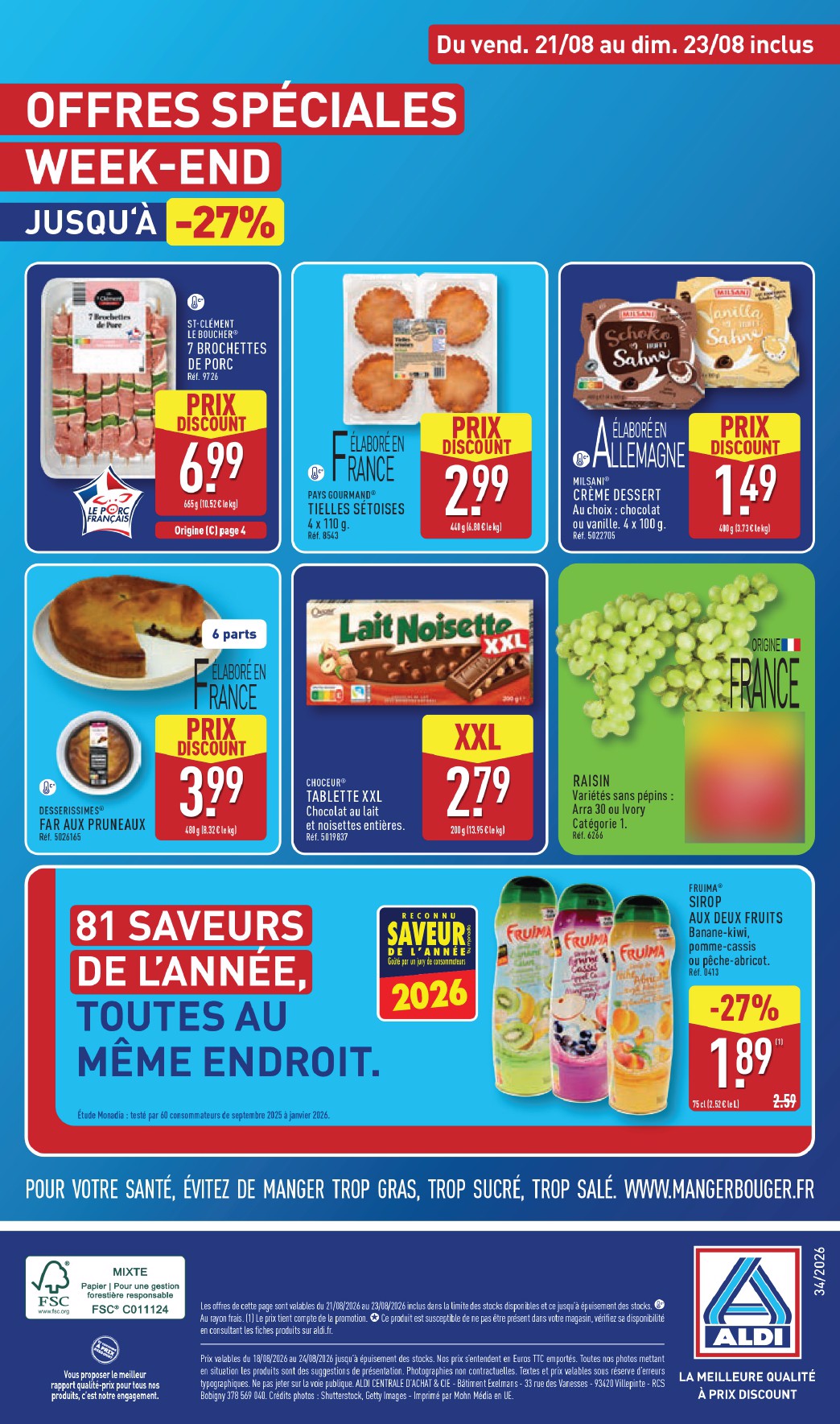 aldi - Flyer ALDI pour la semaine prochaine du du mardi 18/08/2026 au du lundi 24/08/2026 - page: 44