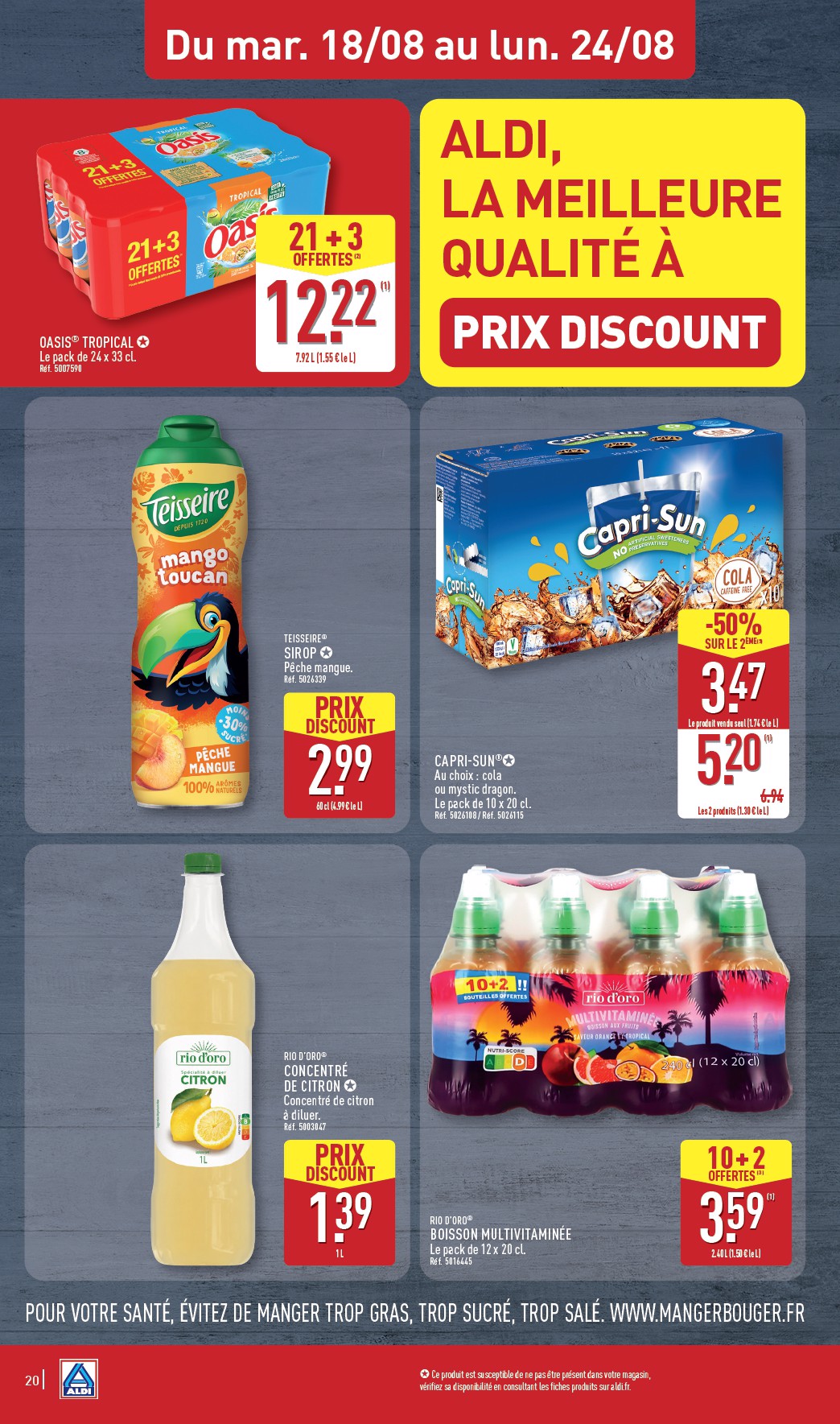 aldi - Flyer ALDI pour la semaine prochaine du du mardi 18/08/2026 au du lundi 24/08/2026 - page: 22