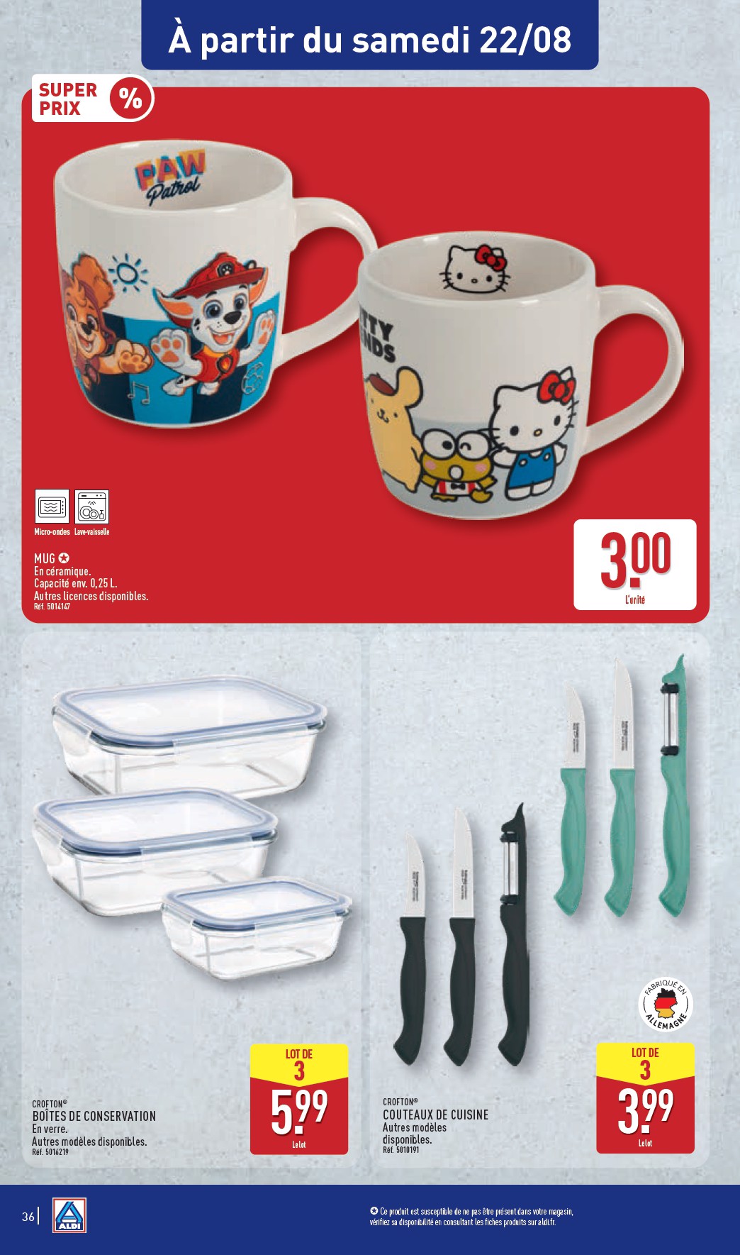 aldi - Flyer ALDI pour la semaine prochaine du du mardi 18/08/2026 au du lundi 24/08/2026 - page: 38
