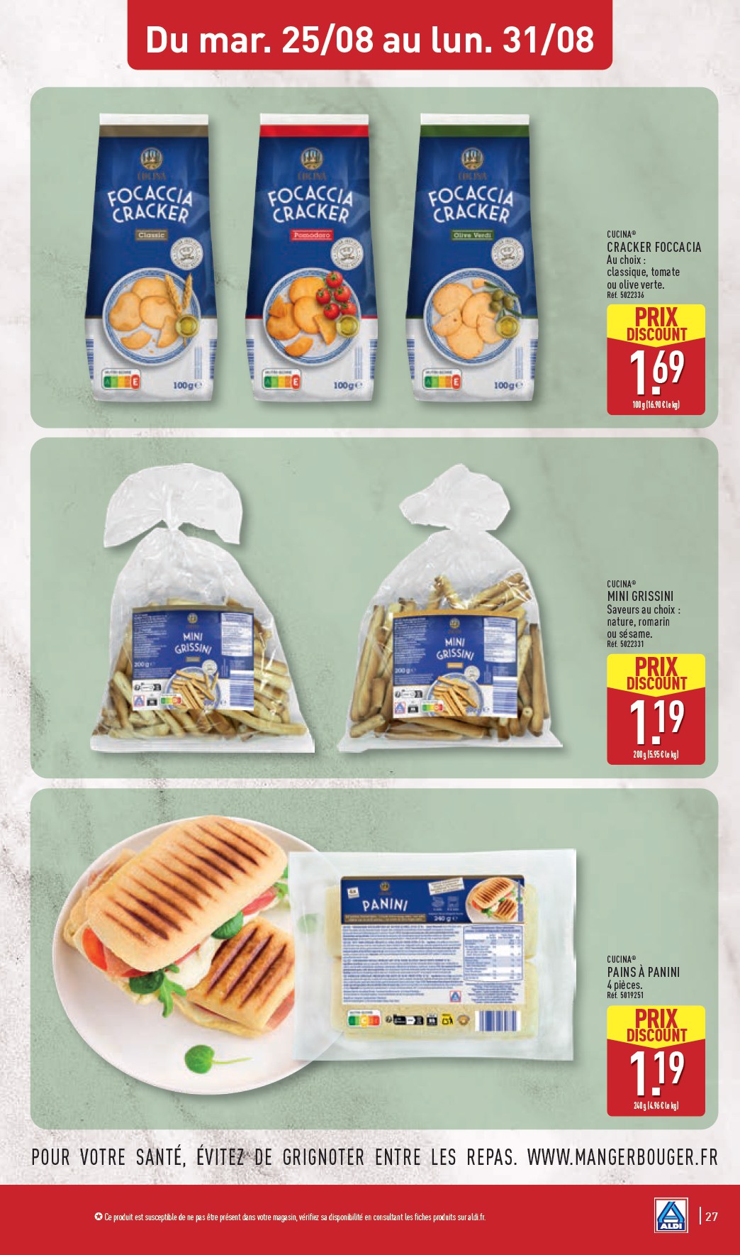 aldi - Flyer ALDI pour la semaine prochaine du du mardi 25/08/2026 au du lundi 31/08/2026 - page: 29