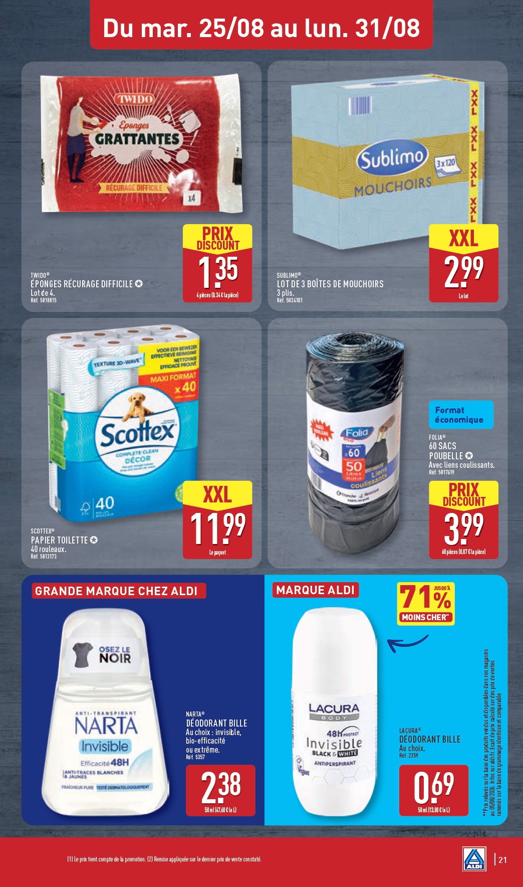 aldi - Flyer ALDI pour la semaine prochaine du du mardi 25/08/2026 au du lundi 31/08/2026 - page: 23