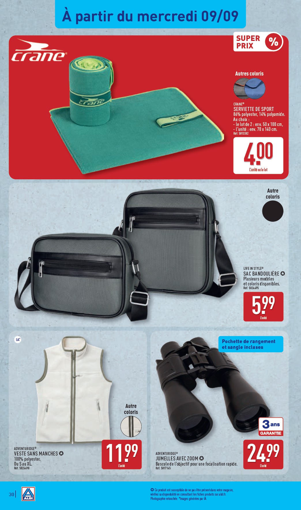 aldi - Flyer ALDI pour la semaine prochaine du du mardi 08/09/2026 au du lundi 14/09/2026 - page: 34
