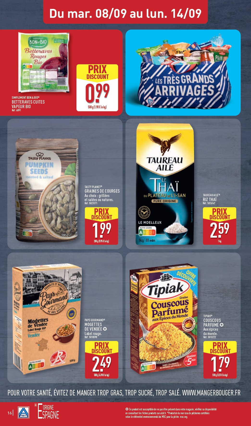 aldi - Flyer ALDI pour la semaine prochaine du du mardi 08/09/2026 au du lundi 14/09/2026 - page: 20