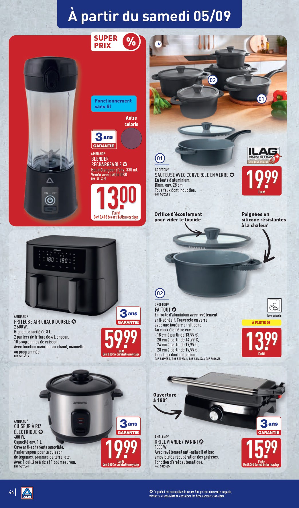 aldi - Current ALDI leaflet valid from du mardi 01/09/2026 to du lundi 07/09/2026 - page: 48