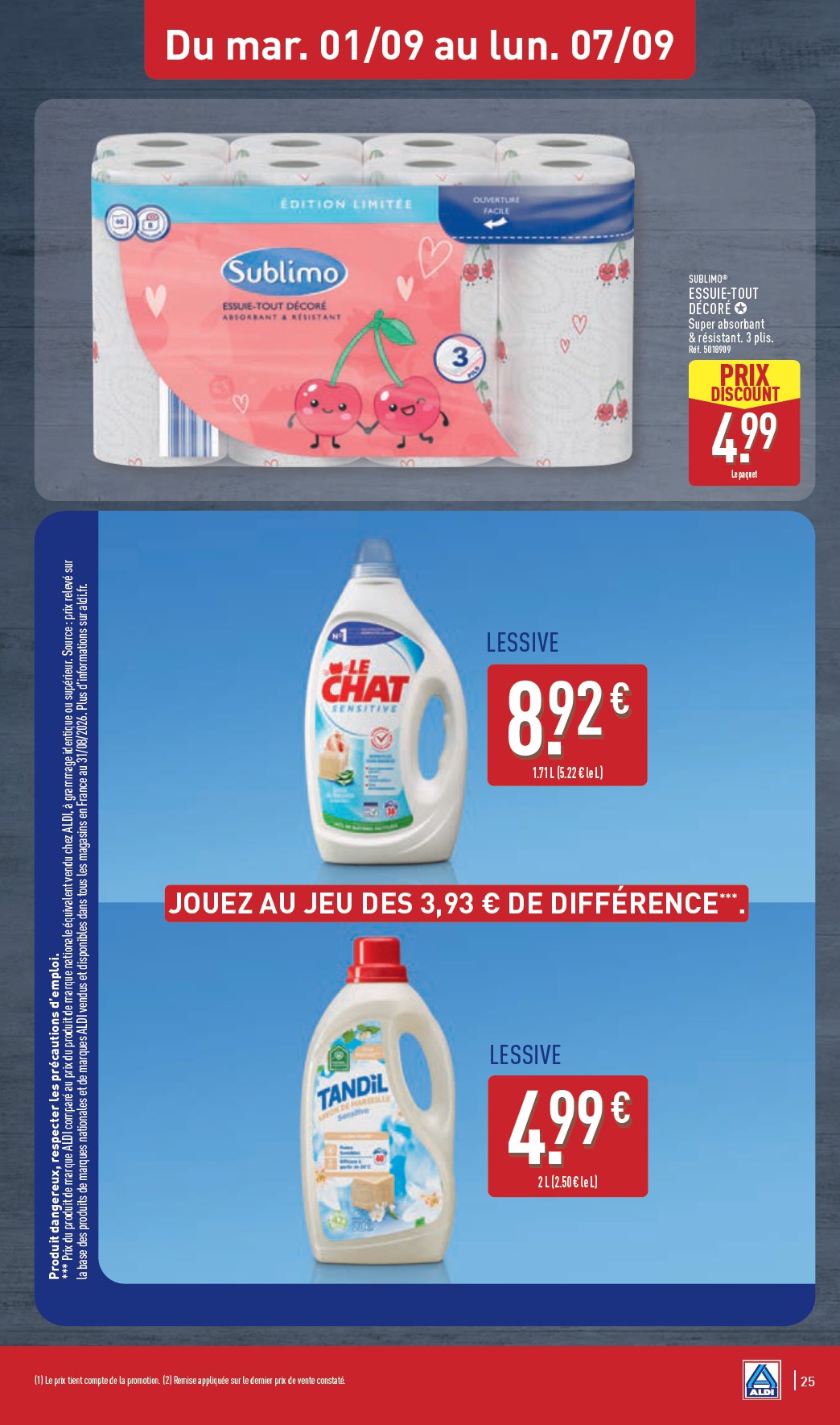 aldi - Current ALDI leaflet valid from du mardi 01/09/2026 to du lundi 07/09/2026 - page: 29