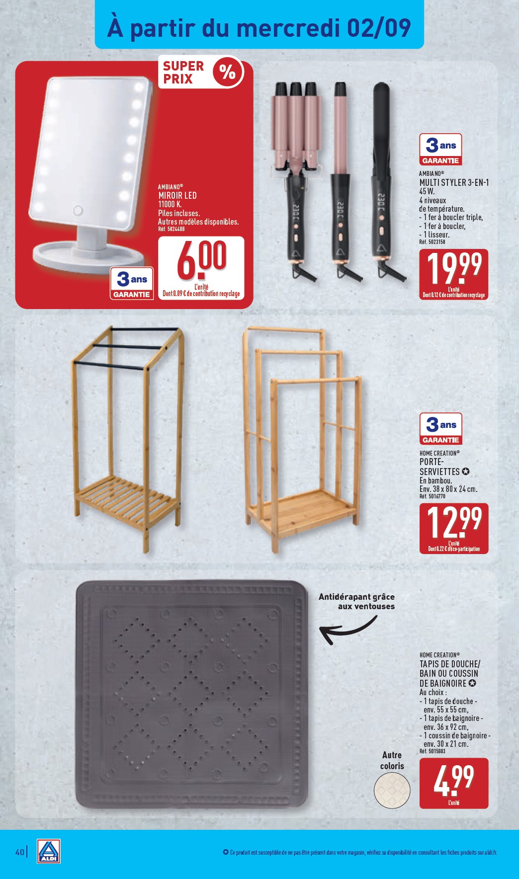 aldi - Current ALDI leaflet valid from du mardi 01/09/2026 to du lundi 07/09/2026 - page: 44