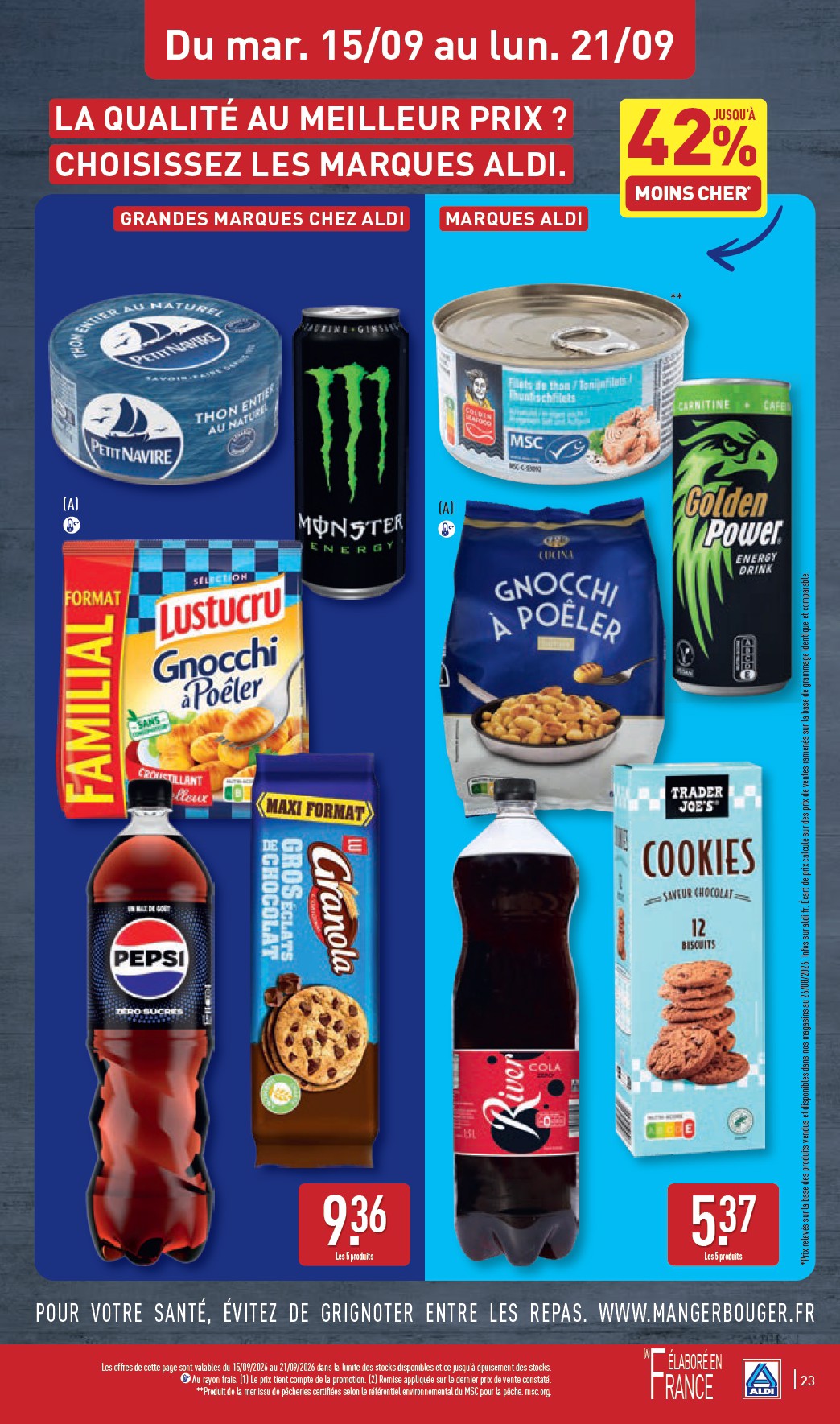 aldi - Flyer ALDI pour la semaine prochaine du du mardi 15/09/2026 au du lundi 21/09/2026 - page: 25