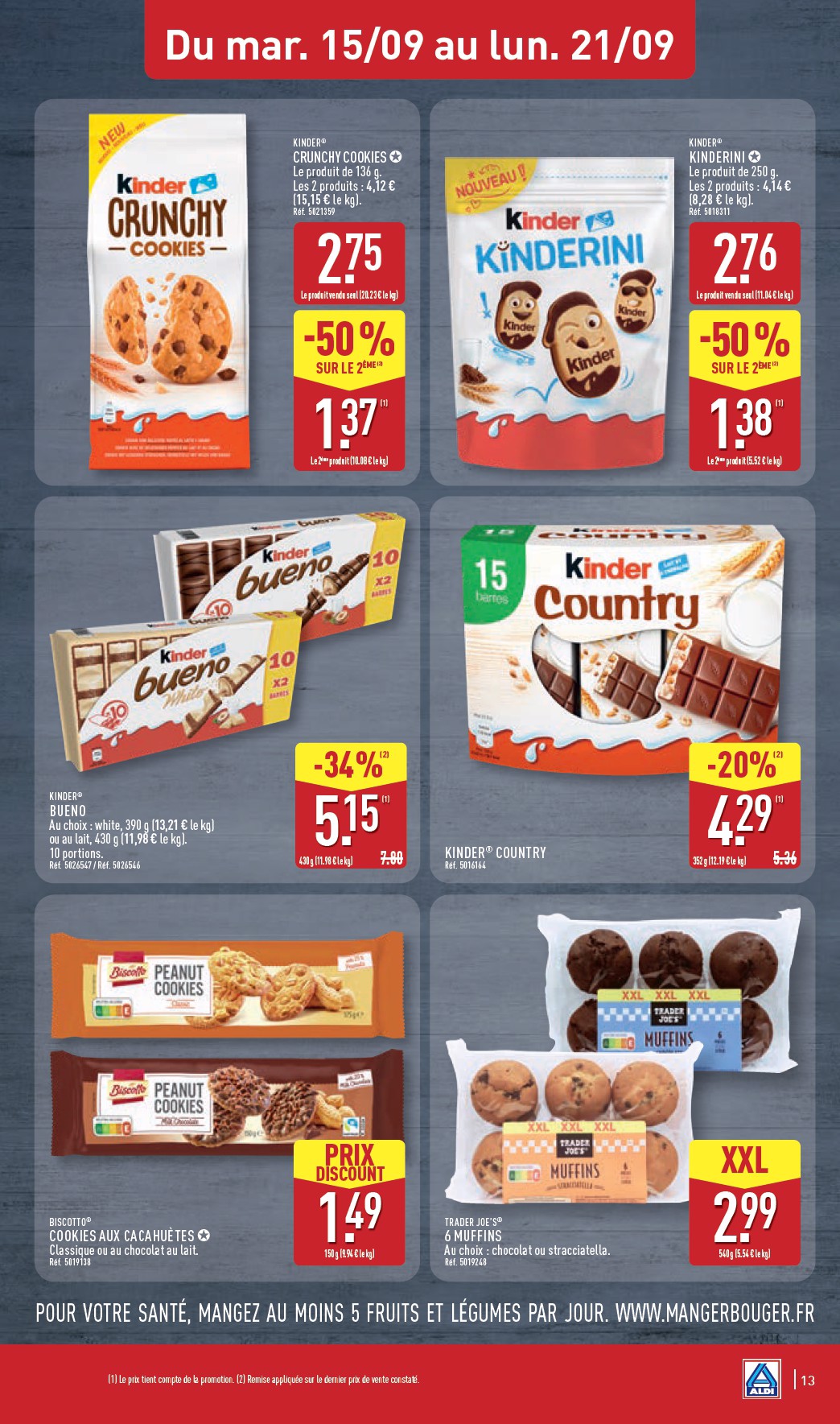 aldi - Flyer ALDI pour la semaine prochaine du du mardi 15/09/2026 au du lundi 21/09/2026 - page: 15