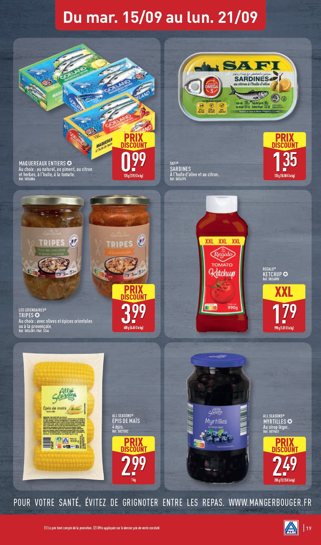 aldi - Flyer ALDI pour la semaine prochaine du du mardi 15/09/2026 au du lundi 21/09/2026 - page: 21