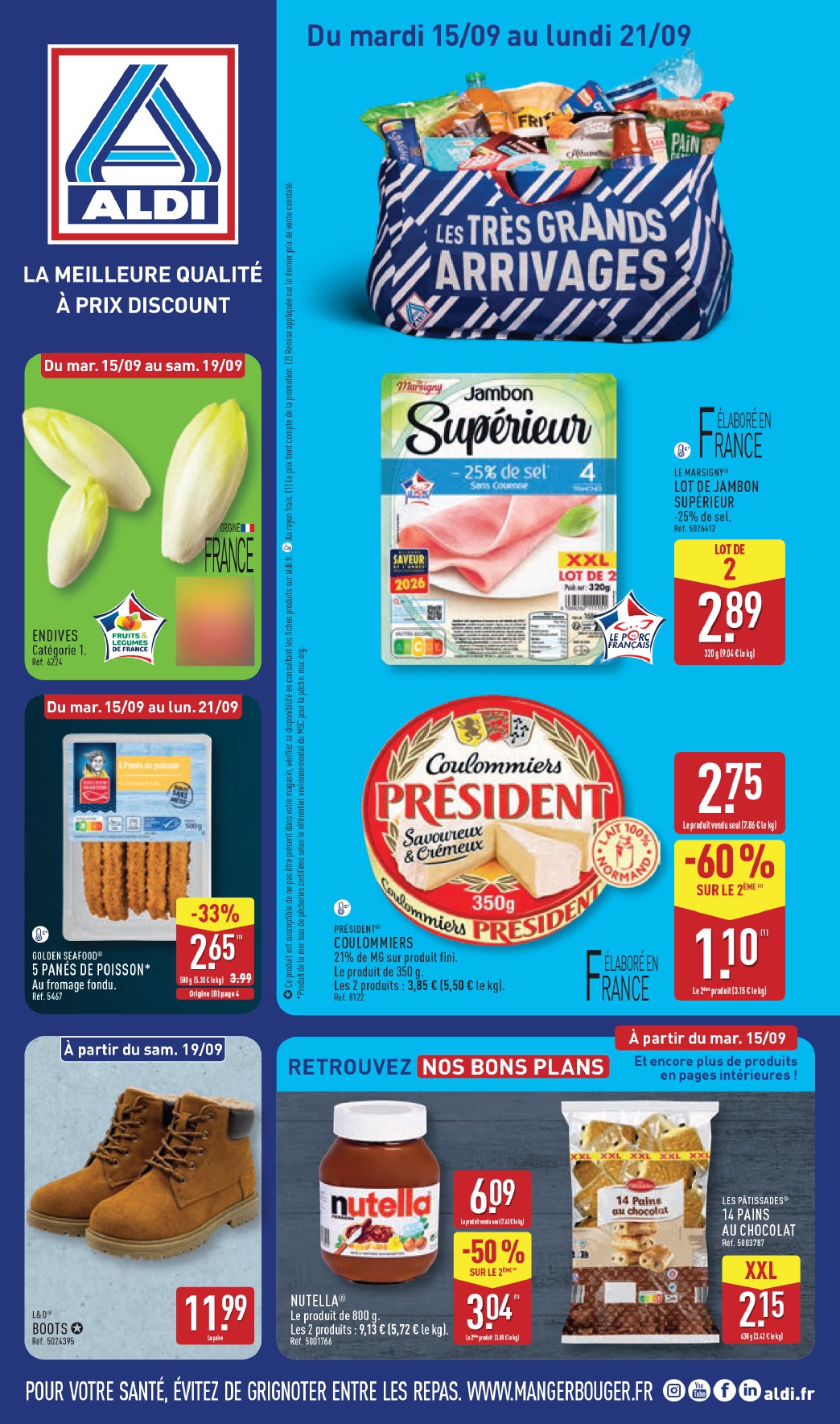 aldi - Flyer ALDI pour la semaine prochaine du du mardi 15/09/2026 au du lundi 21/09/2026