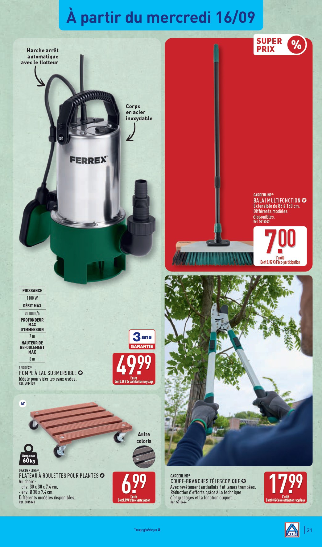 aldi - Flyer ALDI pour la semaine prochaine du du mardi 15/09/2026 au du lundi 21/09/2026 - page: 33