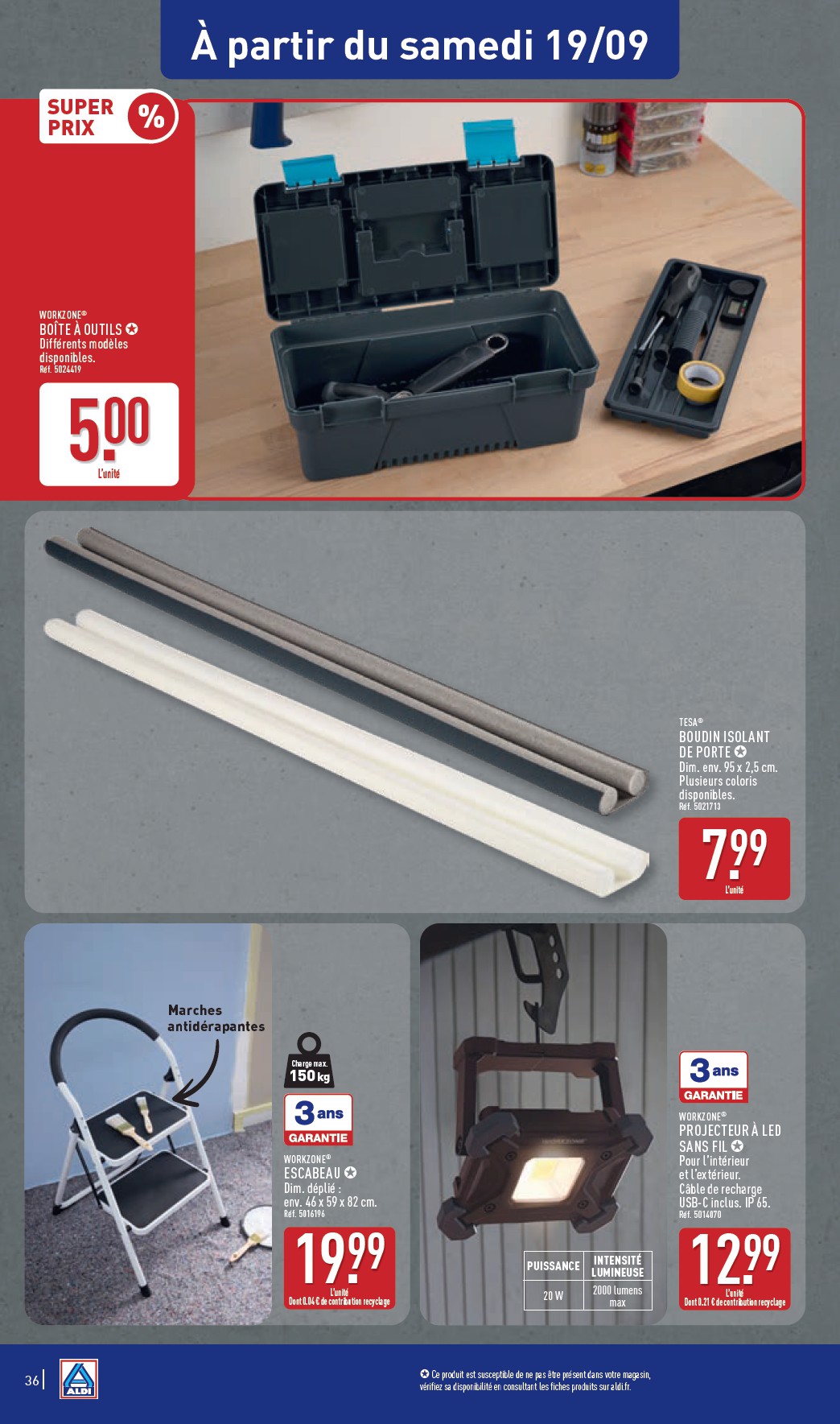 aldi - Flyer ALDI pour la semaine prochaine du du mardi 15/09/2026 au du lundi 21/09/2026 - page: 38