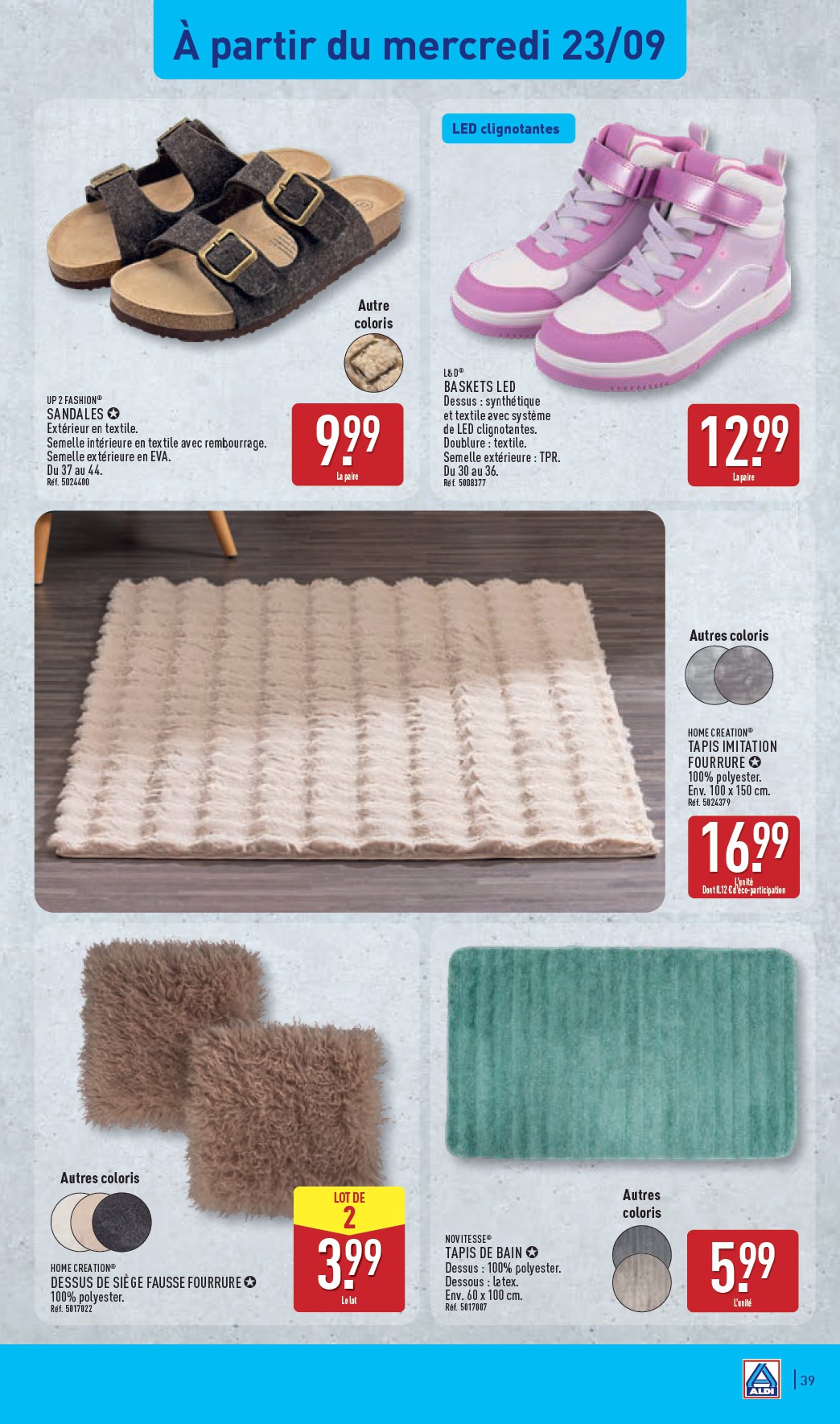 aldi - Flyer ALDI pour la semaine prochaine du du mardi 22/09/2026 au du lundi 28/09/2026 - page: 41