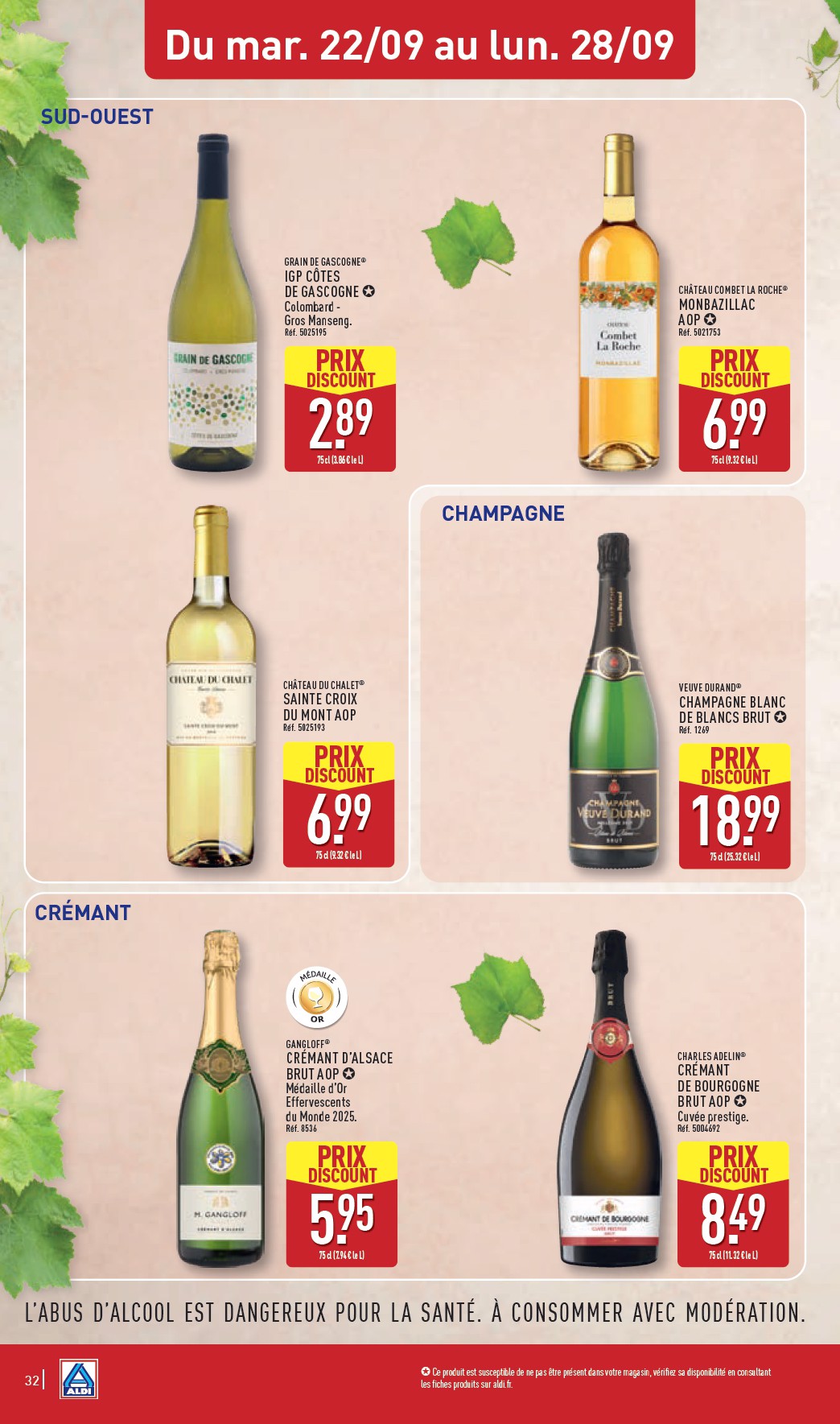 aldi - Flyer ALDI pour la semaine prochaine du du mardi 22/09/2026 au du lundi 28/09/2026 - page: 34