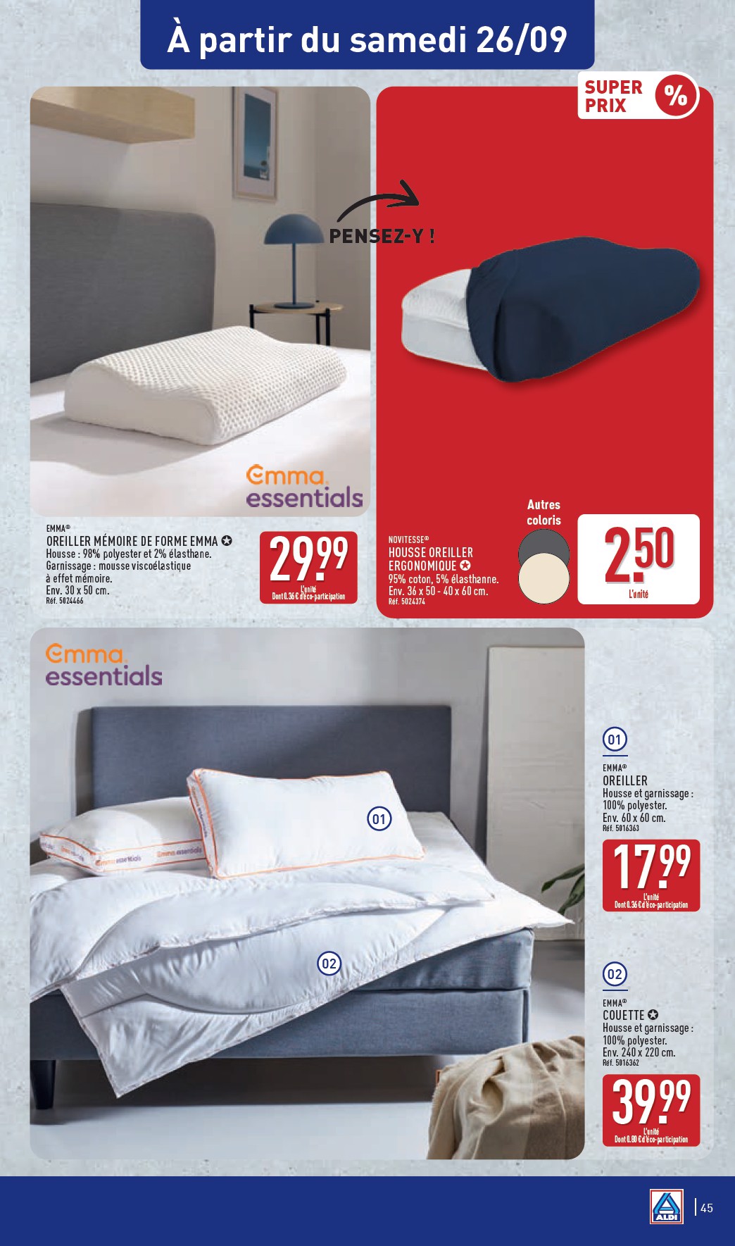 aldi - Flyer ALDI pour la semaine prochaine du du mardi 22/09/2026 au du lundi 28/09/2026 - page: 47
