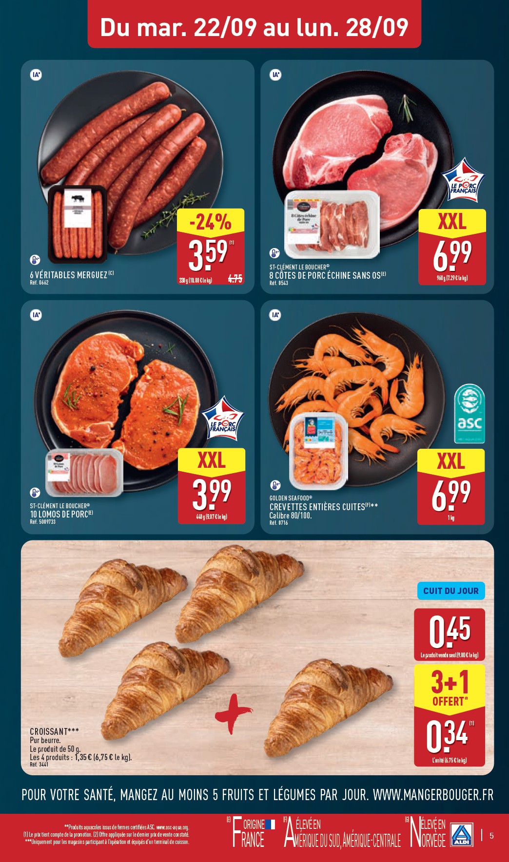 aldi - Flyer ALDI pour la semaine prochaine du du mardi 22/09/2026 au du lundi 28/09/2026 - page: 7