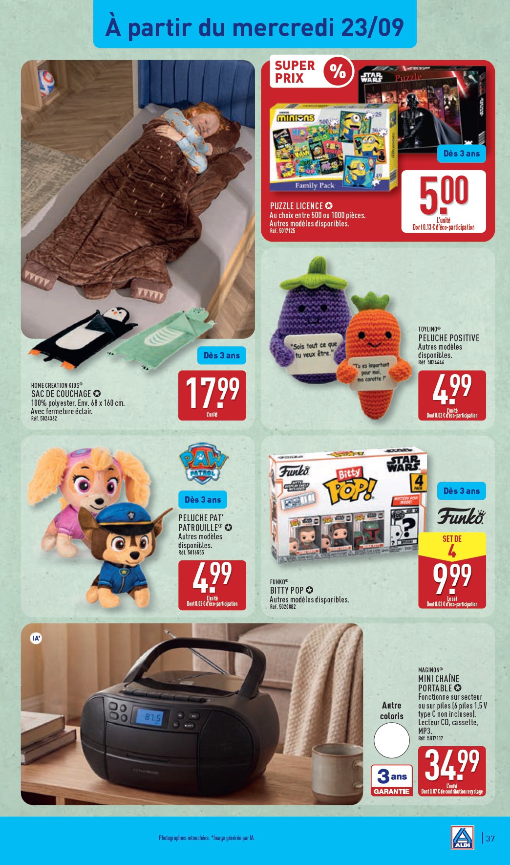 aldi - Flyer ALDI pour la semaine prochaine du du mardi 22/09/2026 au du lundi 28/09/2026 - page: 39