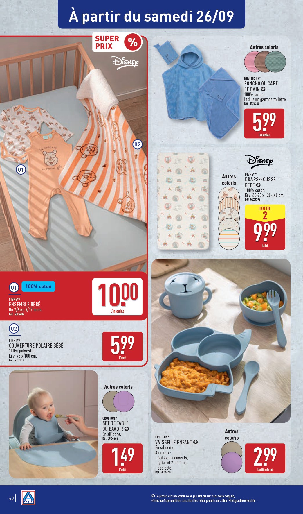 aldi - Flyer ALDI pour la semaine prochaine du du mardi 22/09/2026 au du lundi 28/09/2026 - page: 44