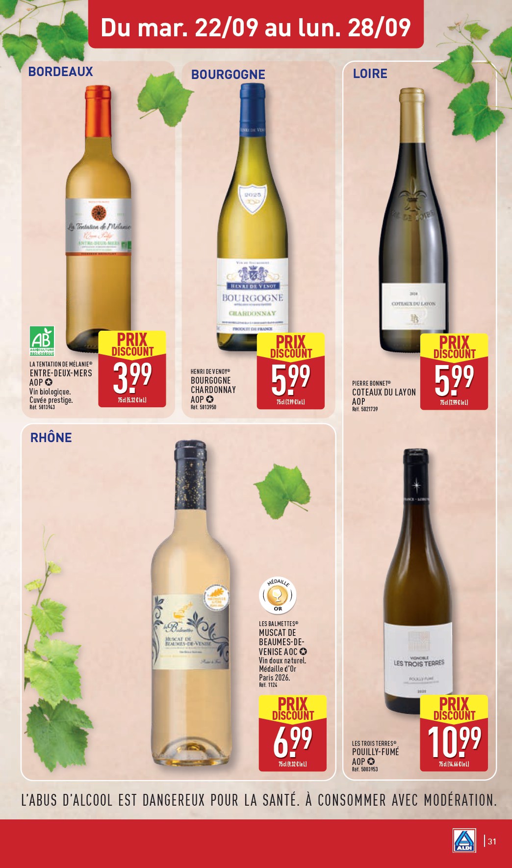 aldi - Flyer ALDI pour la semaine prochaine du du mardi 22/09/2026 au du lundi 28/09/2026 - page: 33