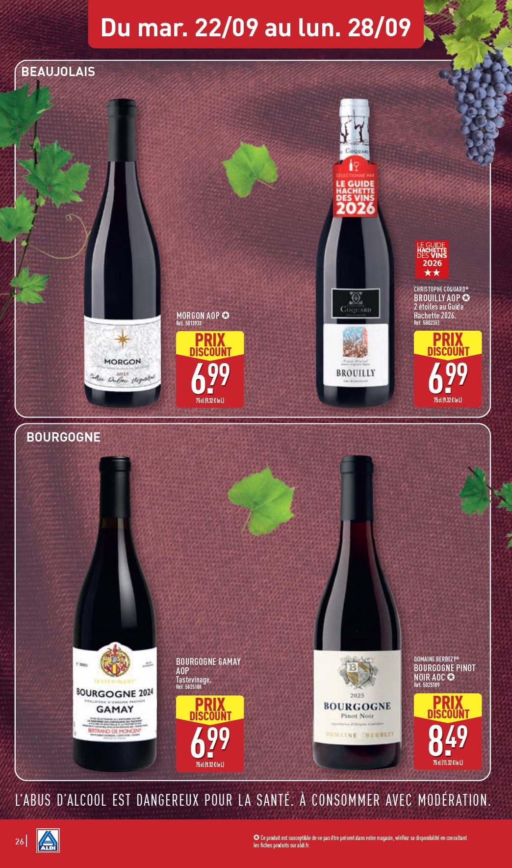 aldi - Flyer ALDI pour la semaine prochaine du du mardi 22/09/2026 au du lundi 28/09/2026 - page: 28