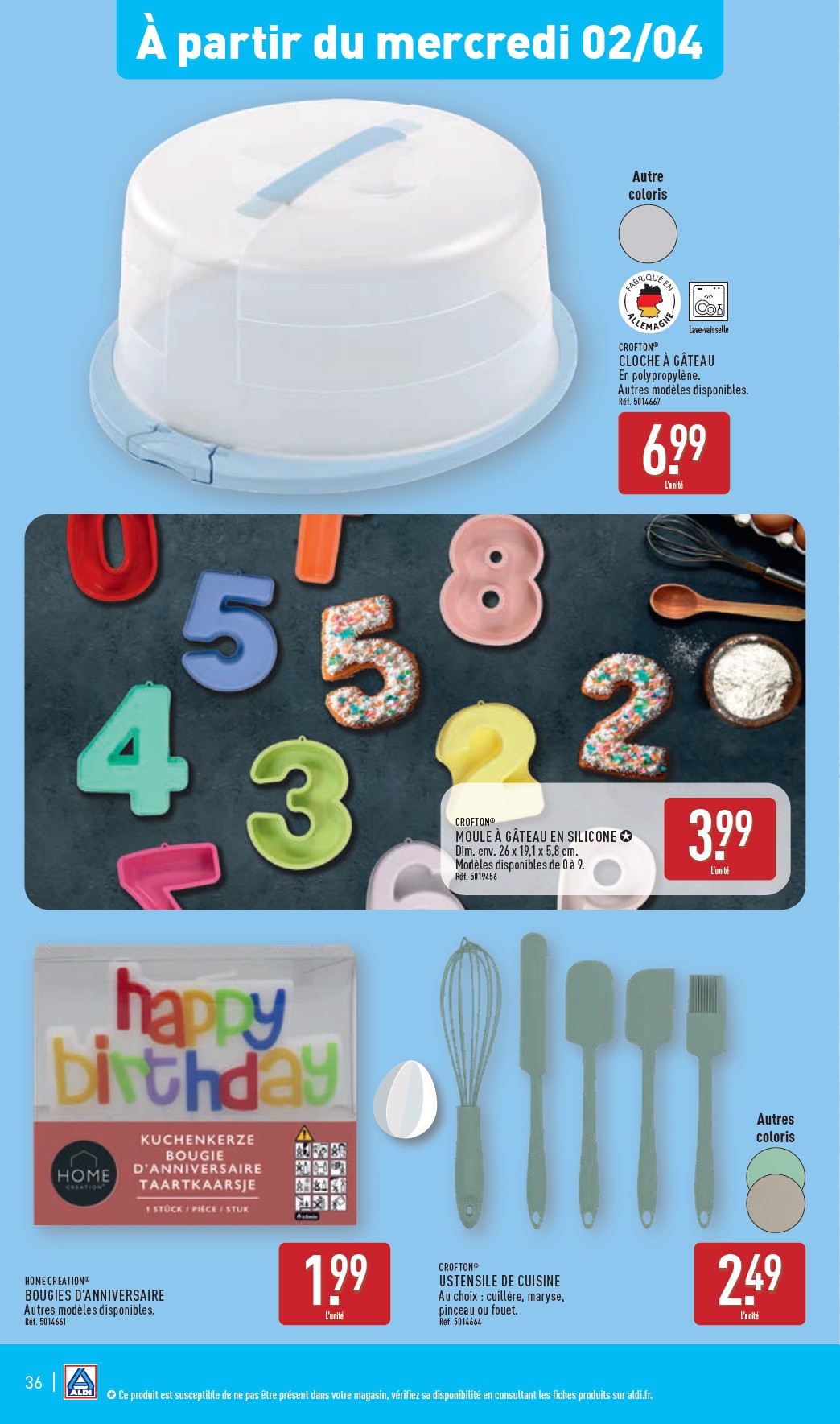 aldi - Catalogue ALDI valable dès 01/04 - 07/04 - page: 38 aldi - Catalogue ALDI valable dès 01/04 - 07/04 - page: 38