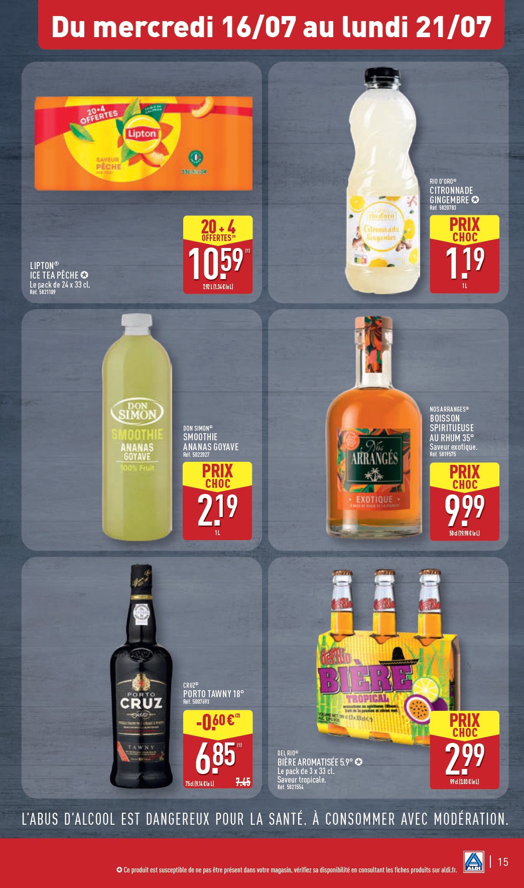 aldi - Catalogue ALDI valable du 16/07 au 21/07 - page: 16 aldi - Catalogue ALDI valable du 16/07 au 21/07 - page: 16