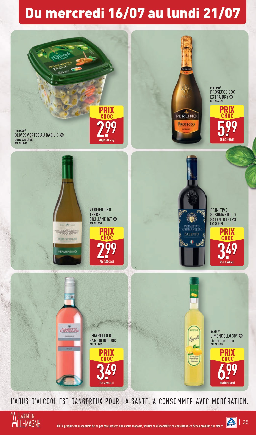 aldi - Catalogue ALDI valable du 16/07 au 21/07 - page: 36 aldi - Catalogue ALDI valable du 16/07 au 21/07 - page: 36