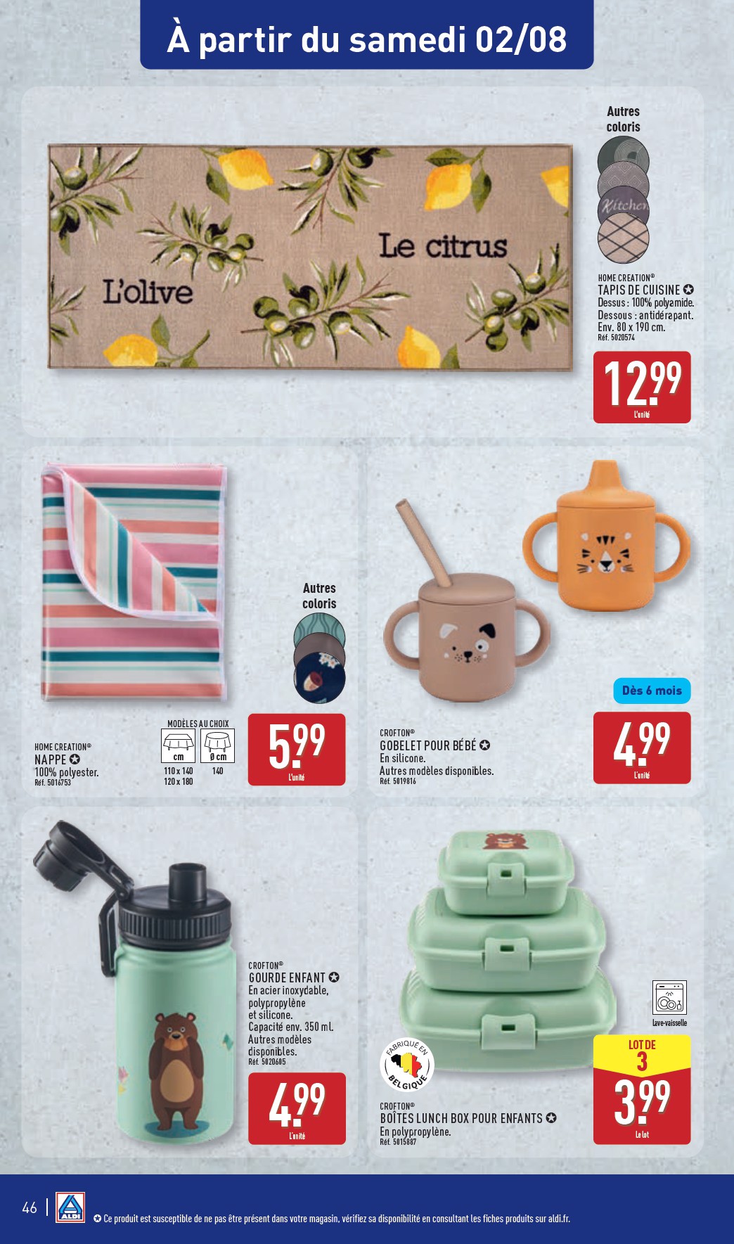 aldi - Catalogue ALDI valable du 29/07 au 04/08 - page: 48 aldi - Catalogue ALDI valable du 29/07 au 04/08 - page: 48
