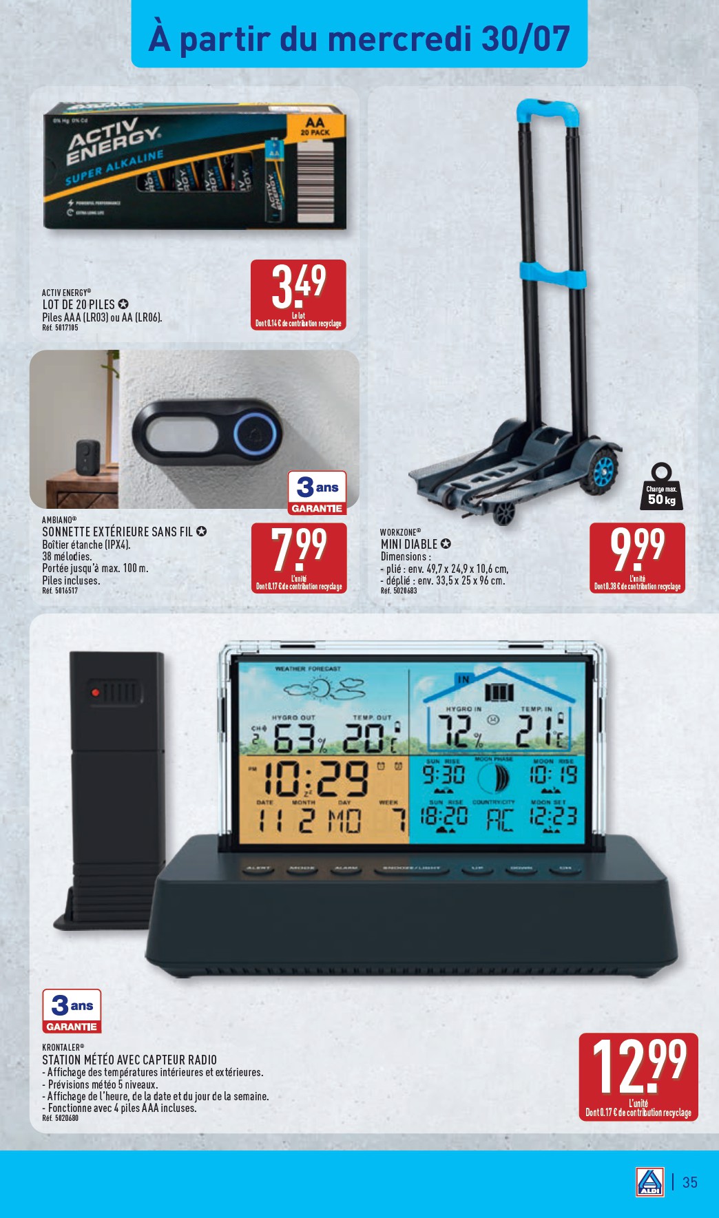 aldi - Catalogue ALDI valable du 29/07 au 04/08 - page: 37 aldi - Catalogue ALDI valable du 29/07 au 04/08 - page: 37