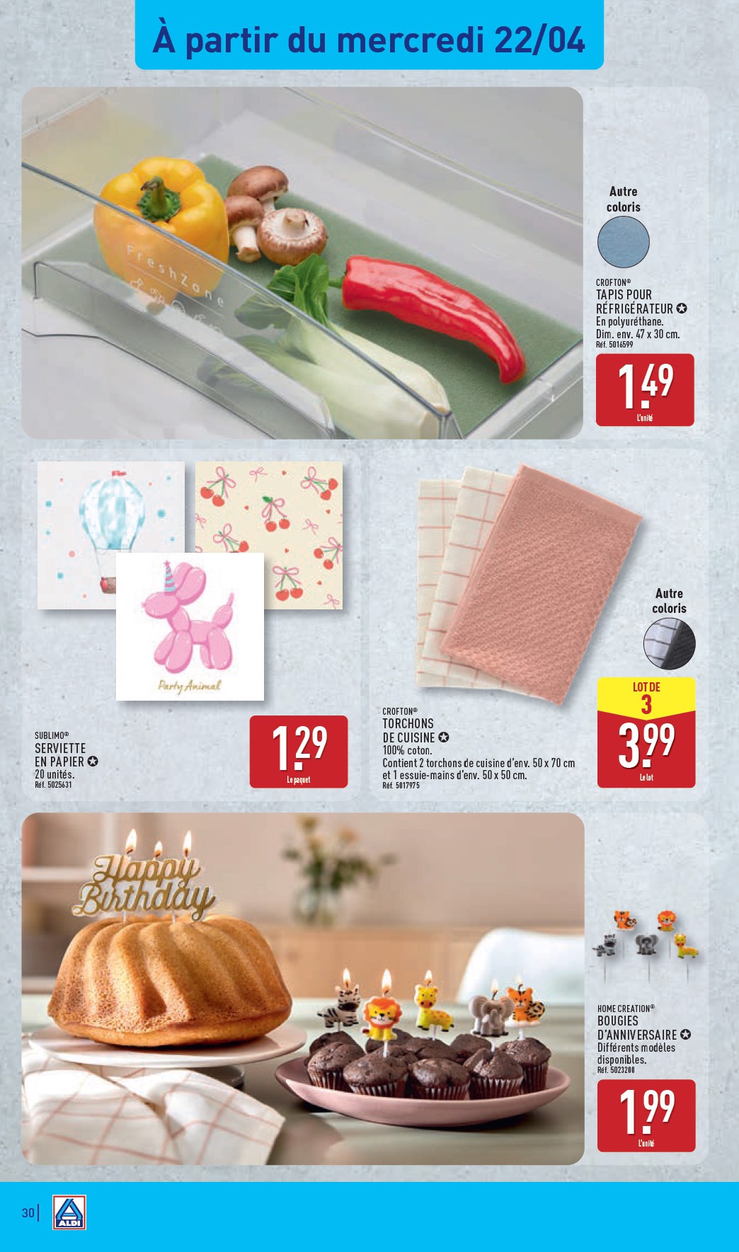 aldi - Flyer ALDI pour la semaine prochaine du du mardi 21/04/2026 au du lundi 27/04/2026 - page: 32