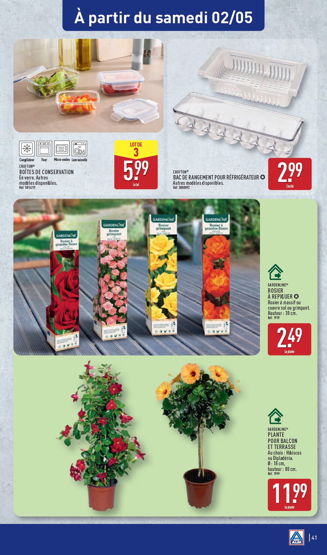 aldi - Flyer ALDI pour la semaine prochaine du du mardi 28/04/2026 au du lundi 04/05/2026 - page: 43