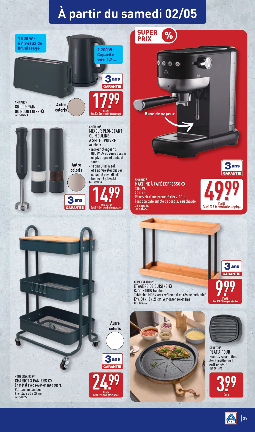 aldi - Flyer ALDI pour la semaine prochaine du du mardi 28/04/2026 au du lundi 04/05/2026 - page: 41