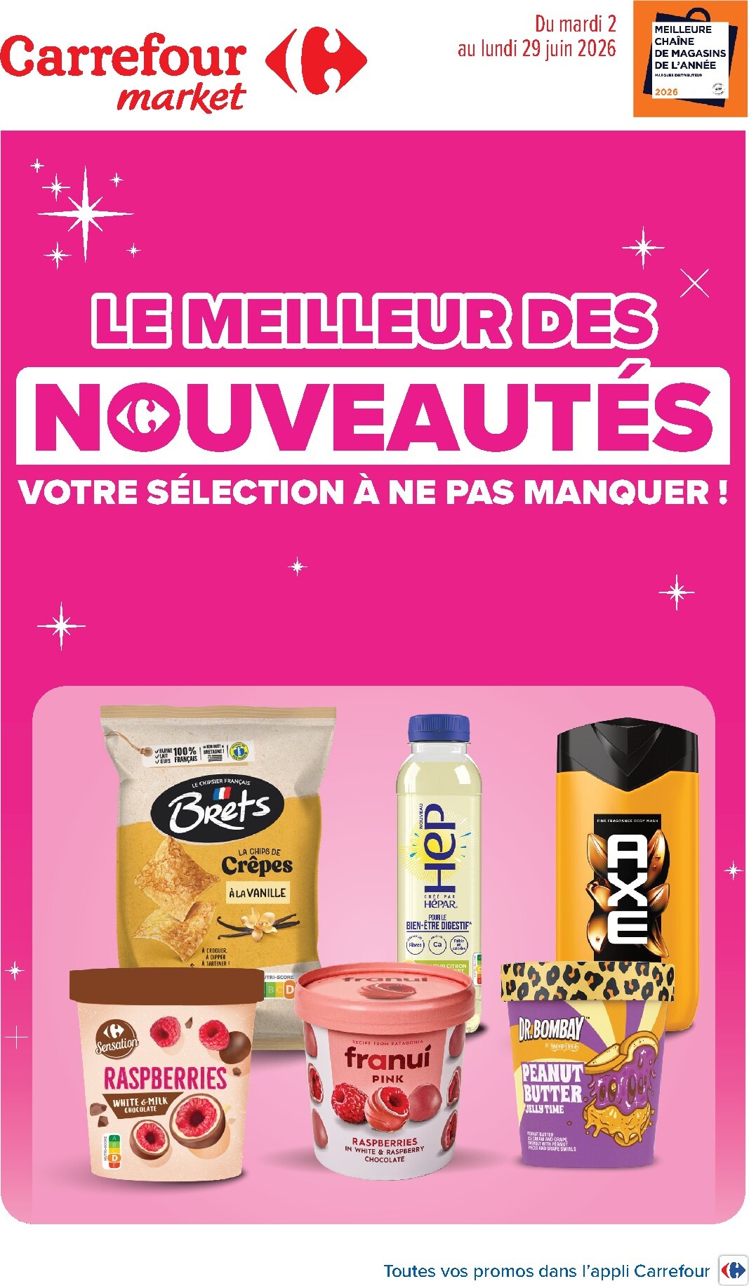 carrefour-market - Flyer Carrefour Market - Les Nouveautés pour la semaine prochaine du du mardi 02/06/2026 au du lundi 29/06/2026