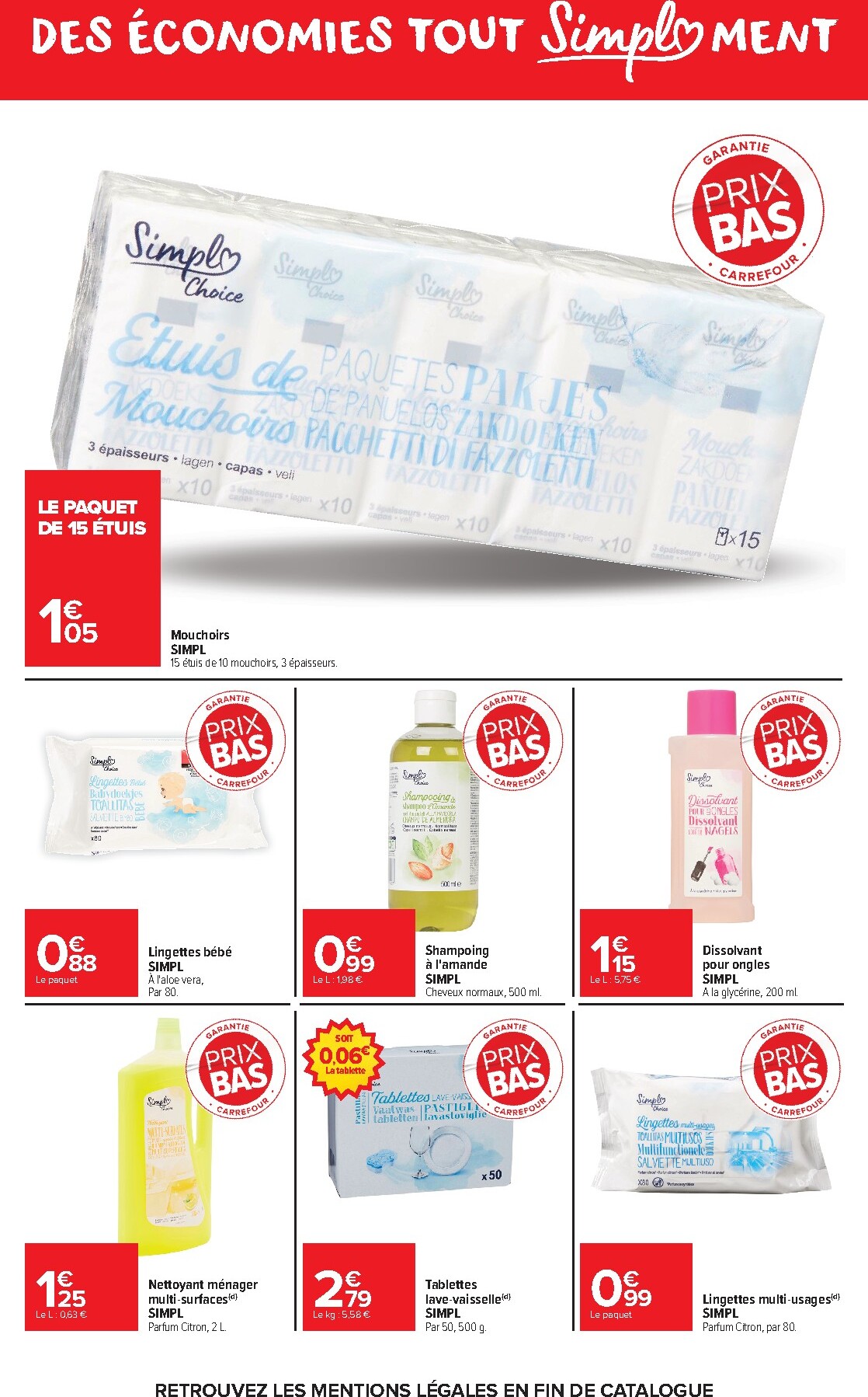 carrefour-market - Flyer Carrefour Market - Garantie prix bas – tout simpl’ment pour la semaine prochaine du du lundi 01/06/2026 au du dimanche 21/06/2026 - page: 10