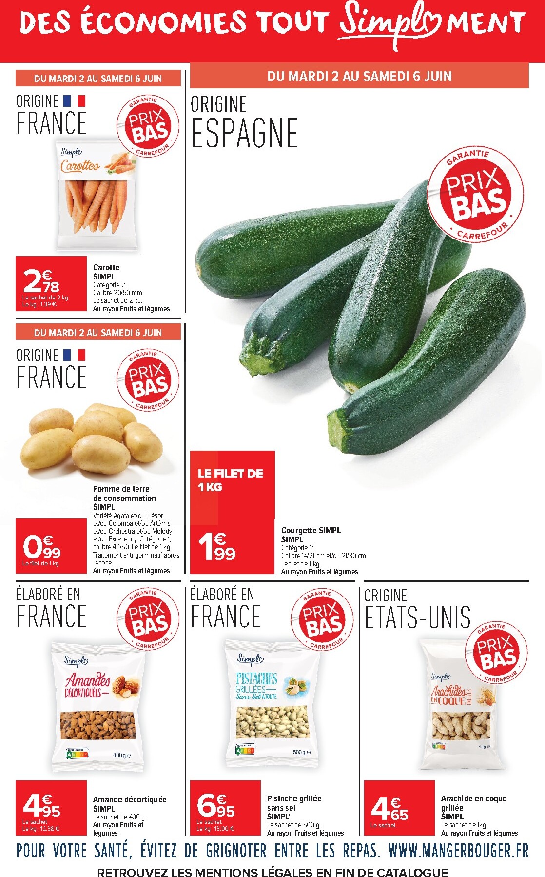 carrefour-market - Flyer Carrefour Market - Garantie prix bas – tout simpl’ment pour la semaine prochaine du du lundi 01/06/2026 au du dimanche 21/06/2026 - page: 2