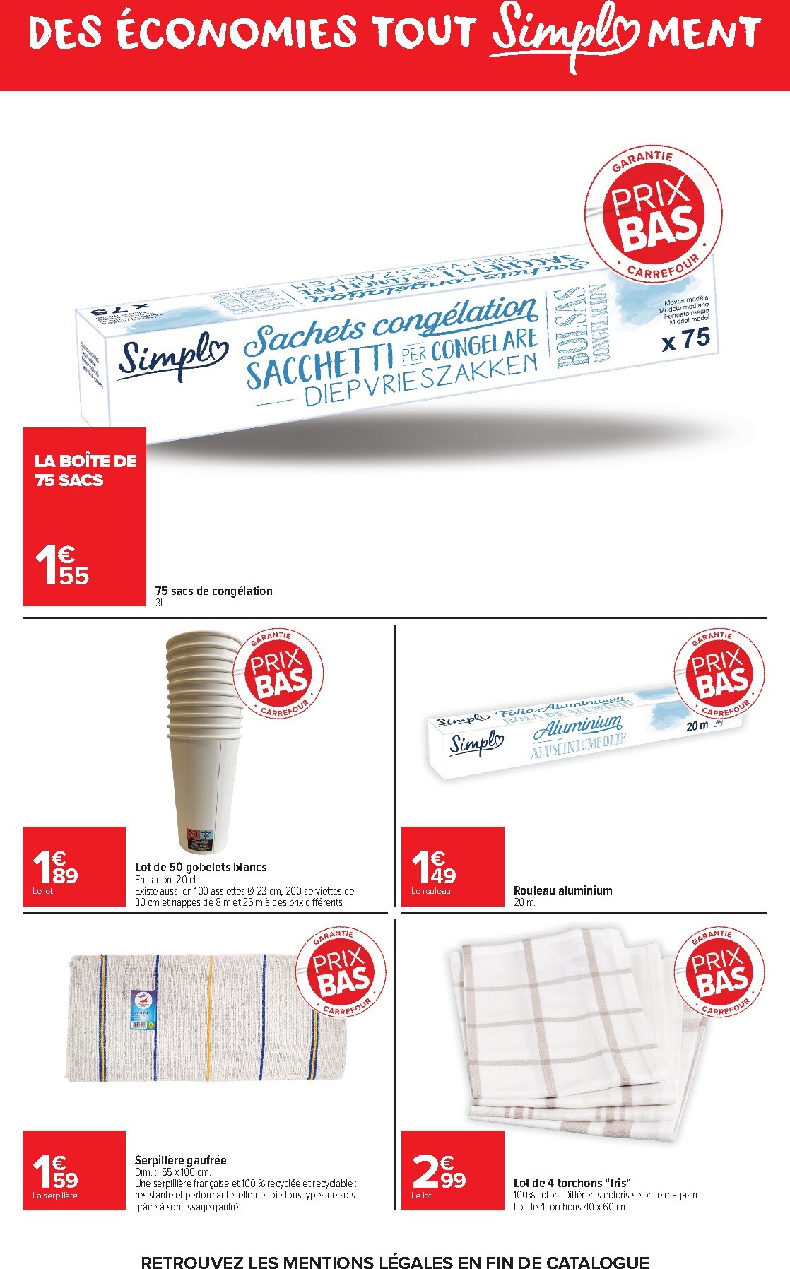 carrefour-market - Flyer Carrefour Market - Garantie prix bas – tout simpl’ment pour la semaine prochaine du du lundi 01/06/2026 au du dimanche 21/06/2026 - page: 11