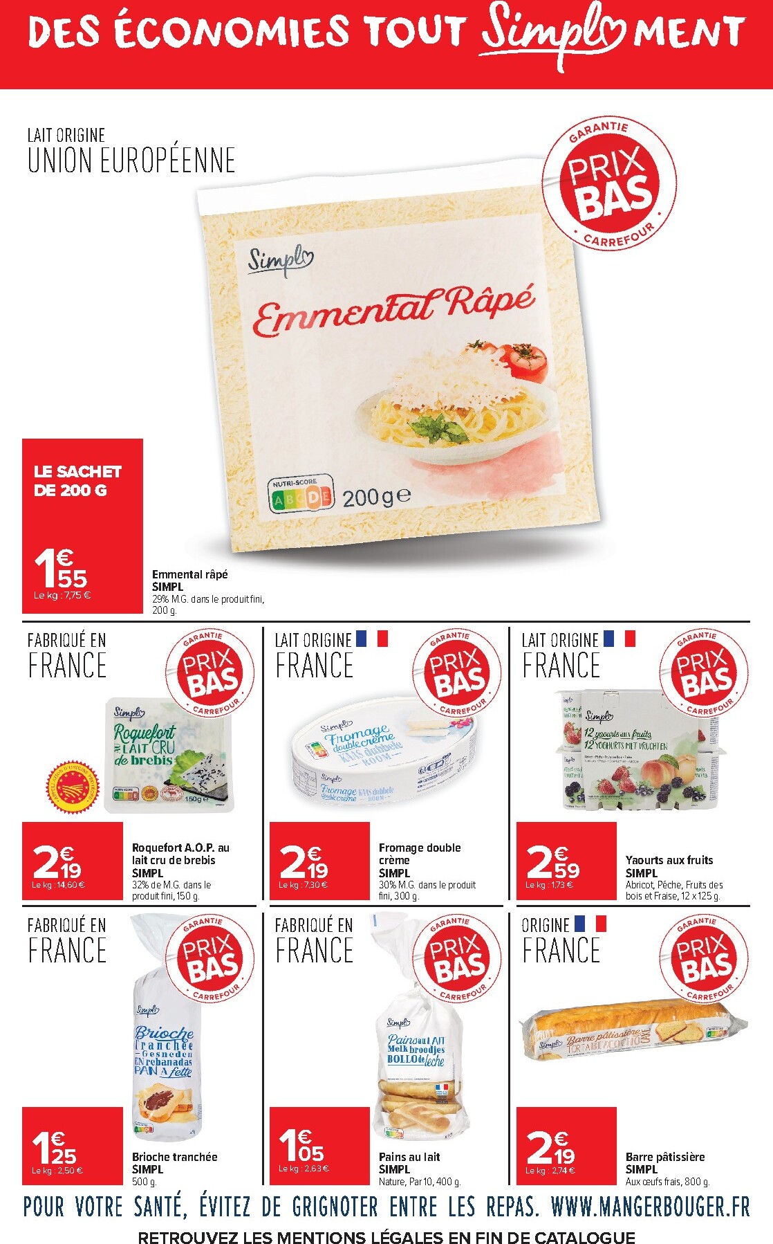 carrefour-market - Flyer Carrefour Market - Garantie prix bas – tout simpl’ment pour la semaine prochaine du du lundi 01/06/2026 au du dimanche 21/06/2026 - page: 6