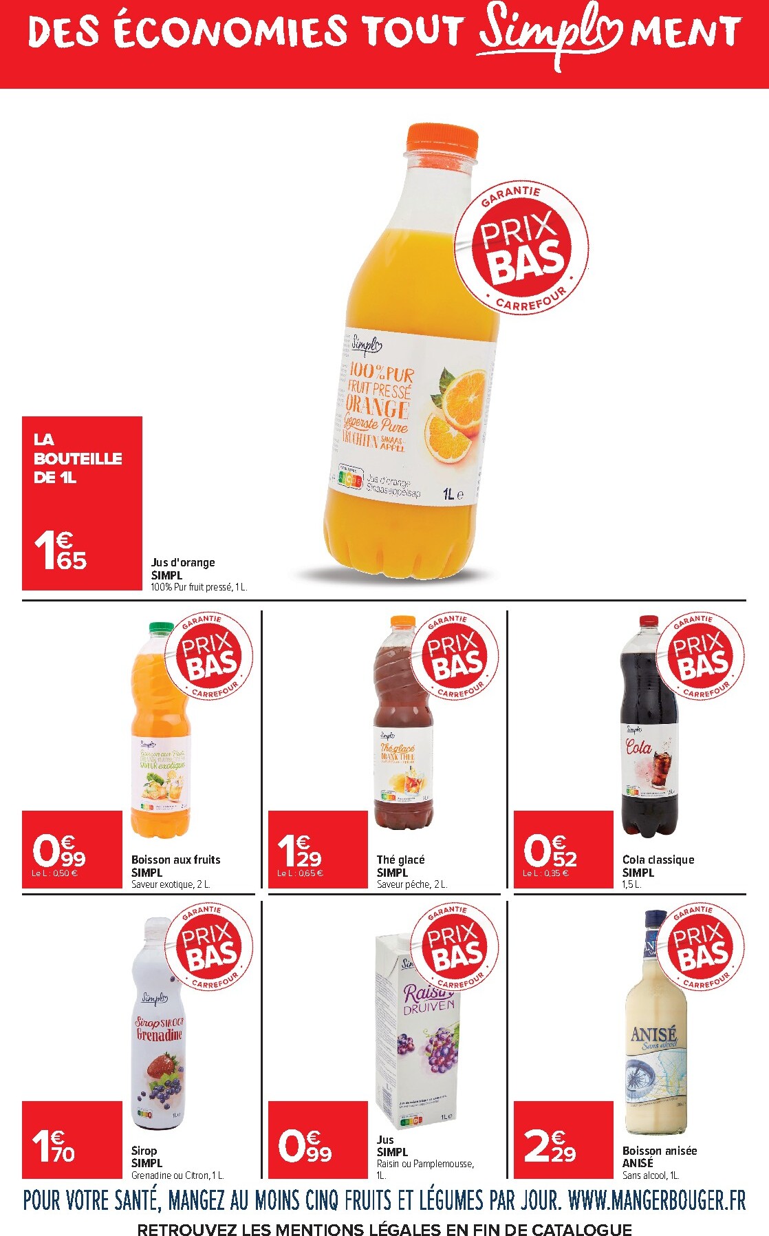 carrefour-market - Flyer Carrefour Market - Garantie prix bas – tout simpl’ment pour la semaine prochaine du du lundi 01/06/2026 au du dimanche 21/06/2026 - page: 9