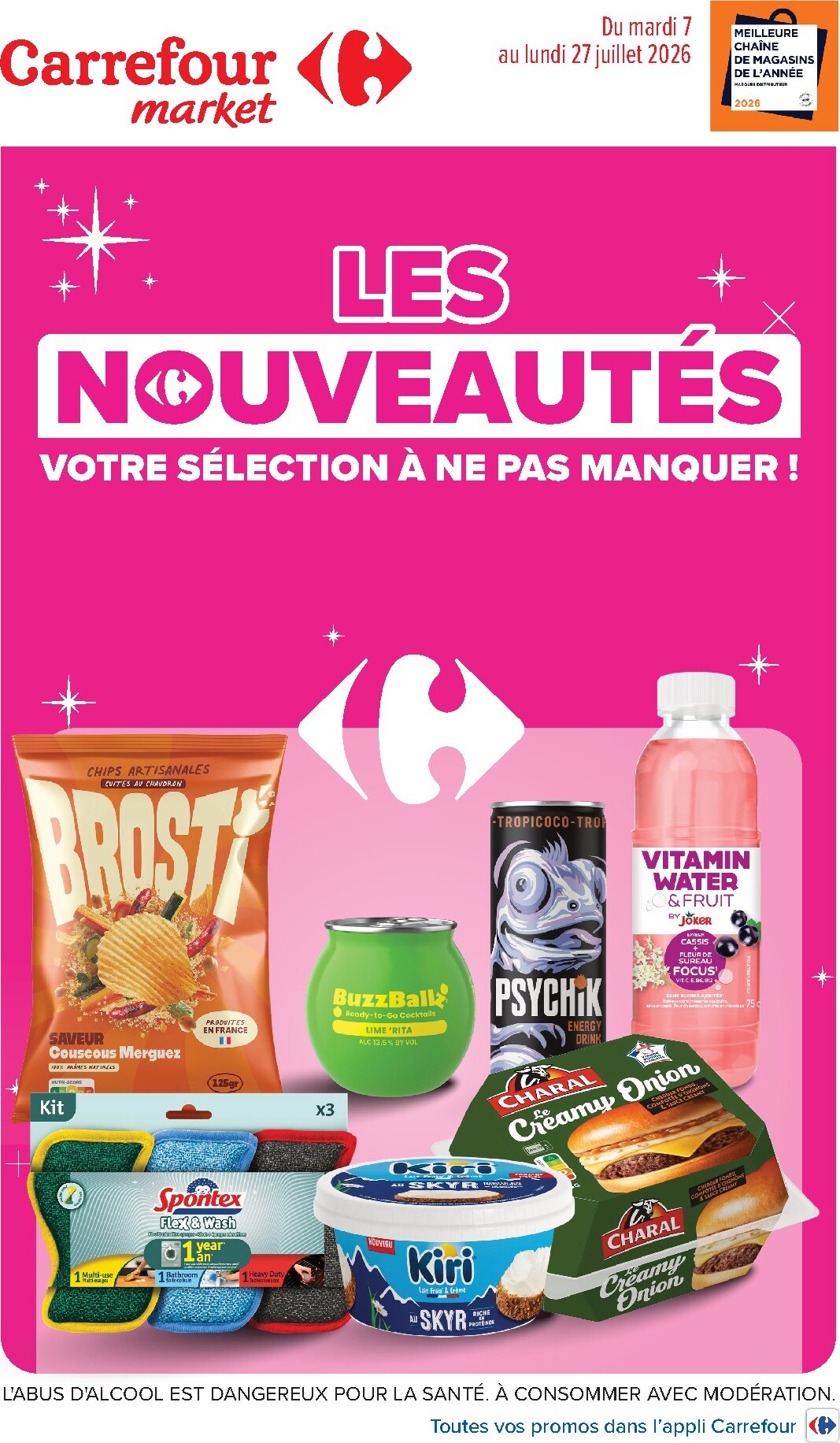 carrefour-market - Flyer Carrefour Market - Les Nouveautés pour la semaine prochaine du du mardi 07/07/2026 au du lundi 27/07/2026