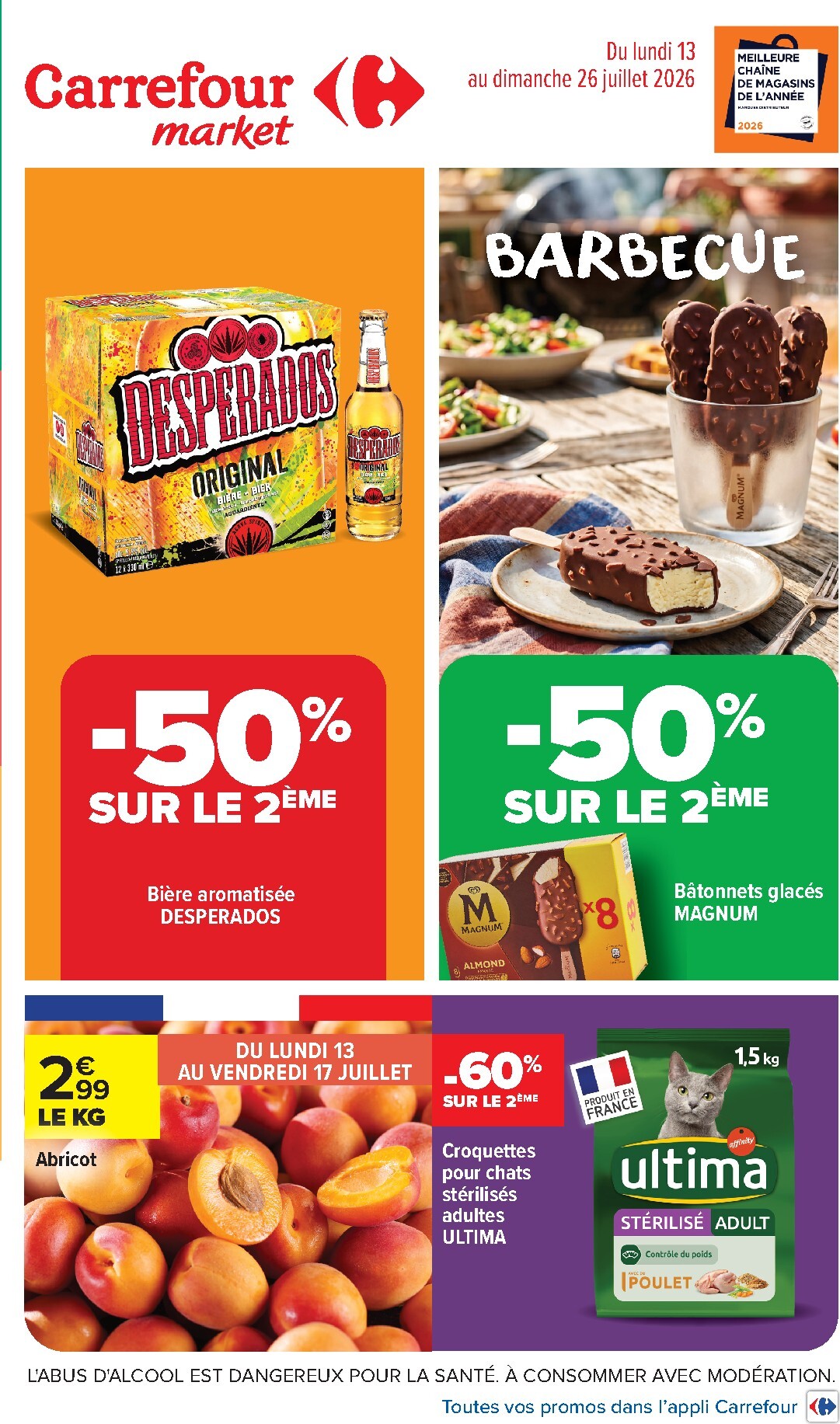 carrefour-market - Flyer Carrefour Market - Barbecue pour la semaine prochaine du du lundi 13/07/2026 au du dimanche 26/07/2026