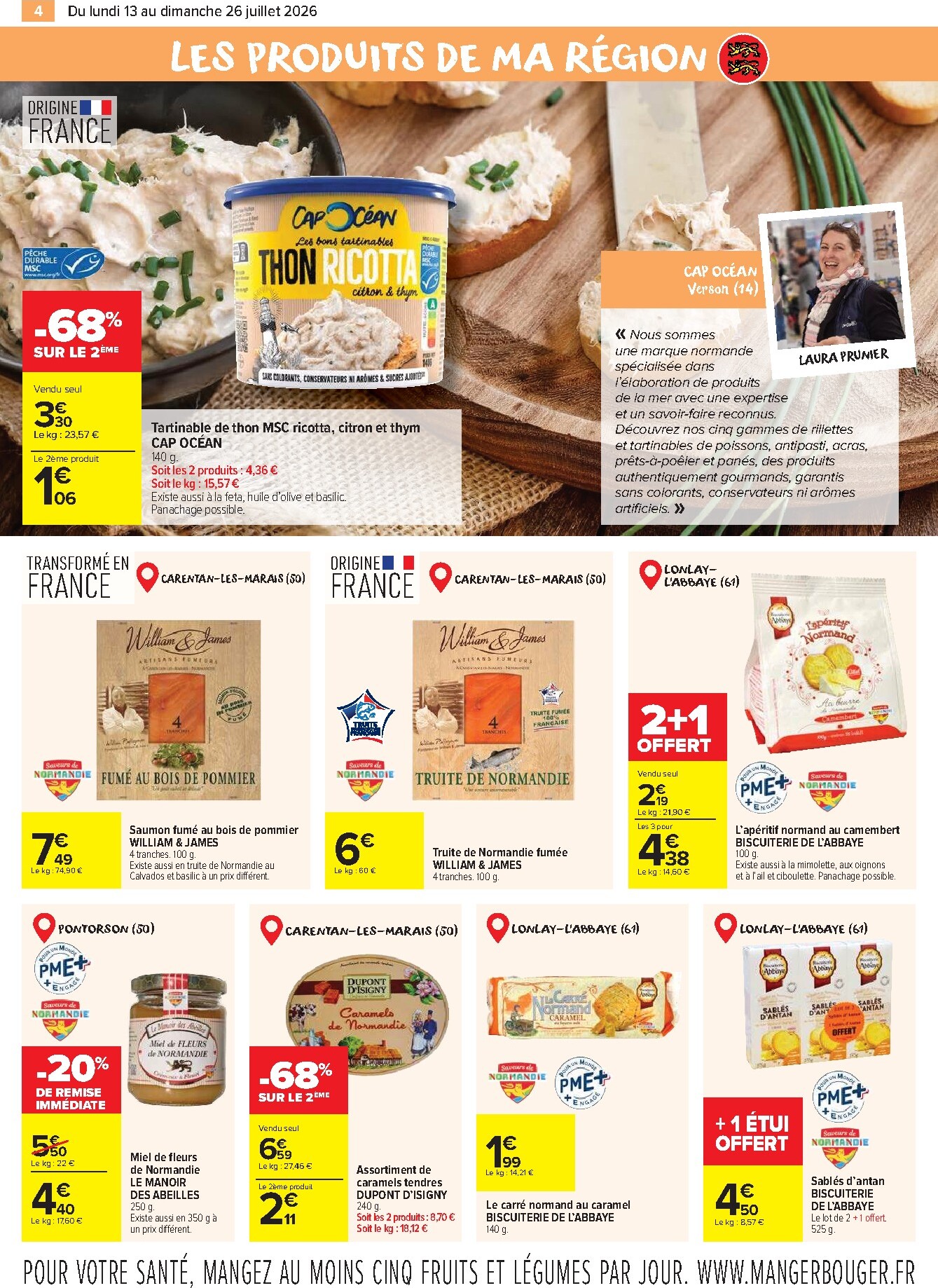 carrefour-market - Flyer Carrefour Market - Le Meilleur de ma Région Normandie pour la semaine prochaine du du lundi 13/07/2026 au du dimanche 26/07/2026 - page: 4
