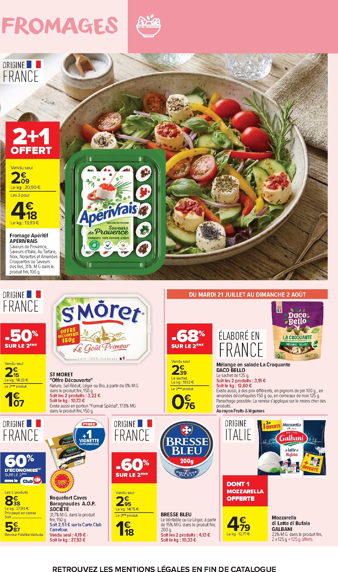 carrefour-market - Flyer Carrefour Market - SALADES D'ÉTÉ pour la semaine prochaine du du mardi 21/07/2026 au du dimanche 02/08/2026 - page: 9
