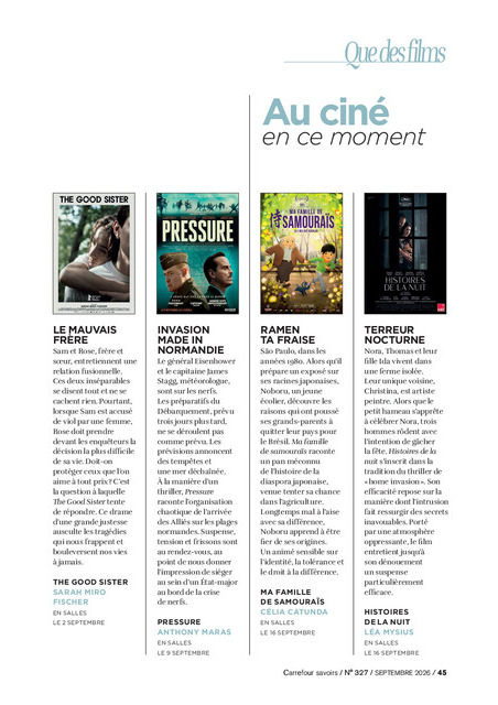 carrefour-market - Current Carrefour - A Chacun SA Culture leaflet valid from du mardi 01/09/2026 to du mercredi 30/09/2026 - page: 45