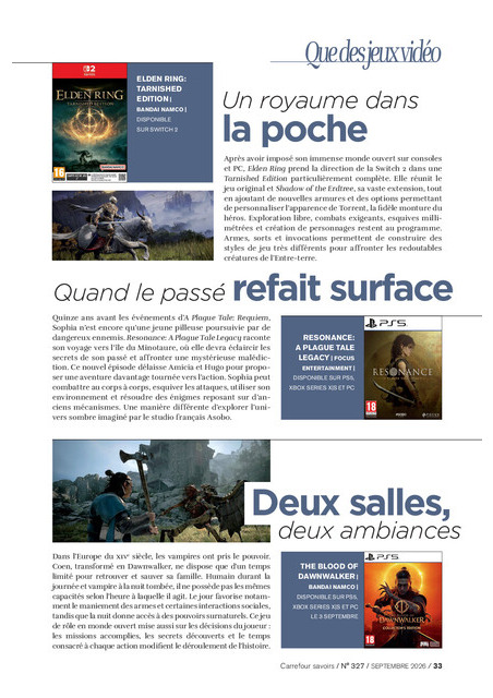 carrefour-market - Current Carrefour - A Chacun SA Culture leaflet valid from du mardi 01/09/2026 to du mercredi 30/09/2026 - page: 33