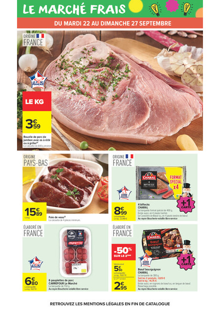 carrefour-market - Flyer Carrefour Market pour la semaine prochaine du du mardi 22/09/2026 au du dimanche 04/10/2026 - page: 25