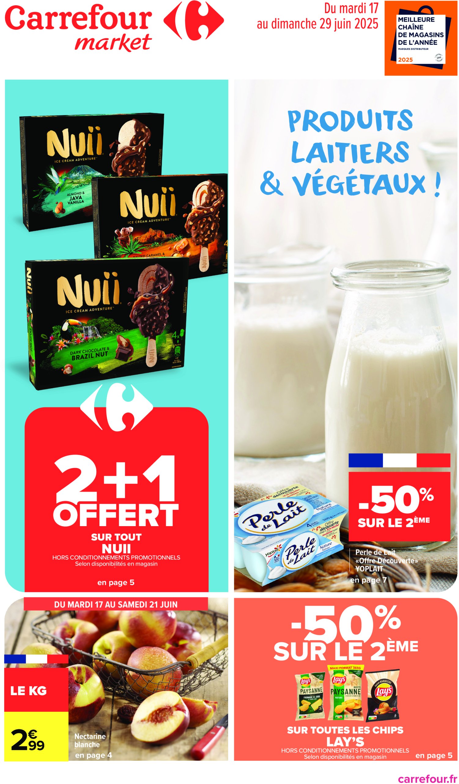 carrefour-market - Catalogue Carrefour Market valable du 17/06 au 29/06 - page: 1
