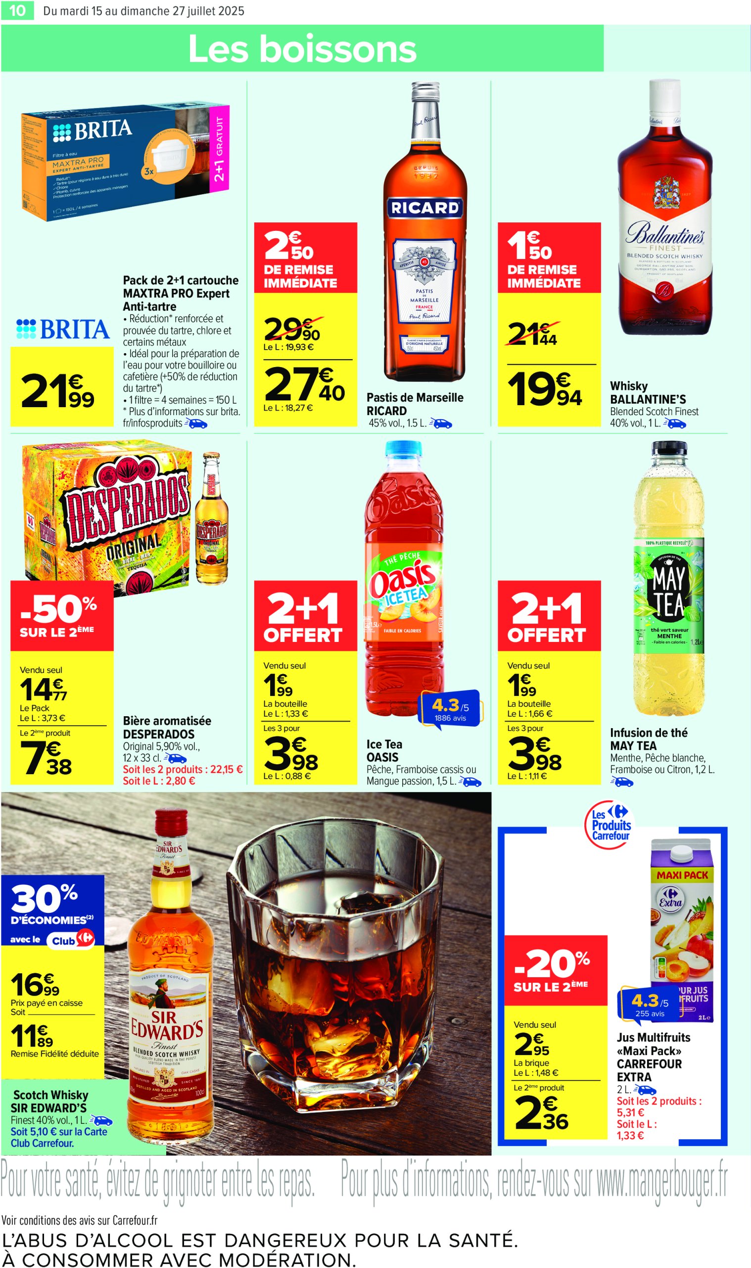 carrefour-market - Catalogue Carrefour Market valable du 15/07 au 27/07 - page: 12